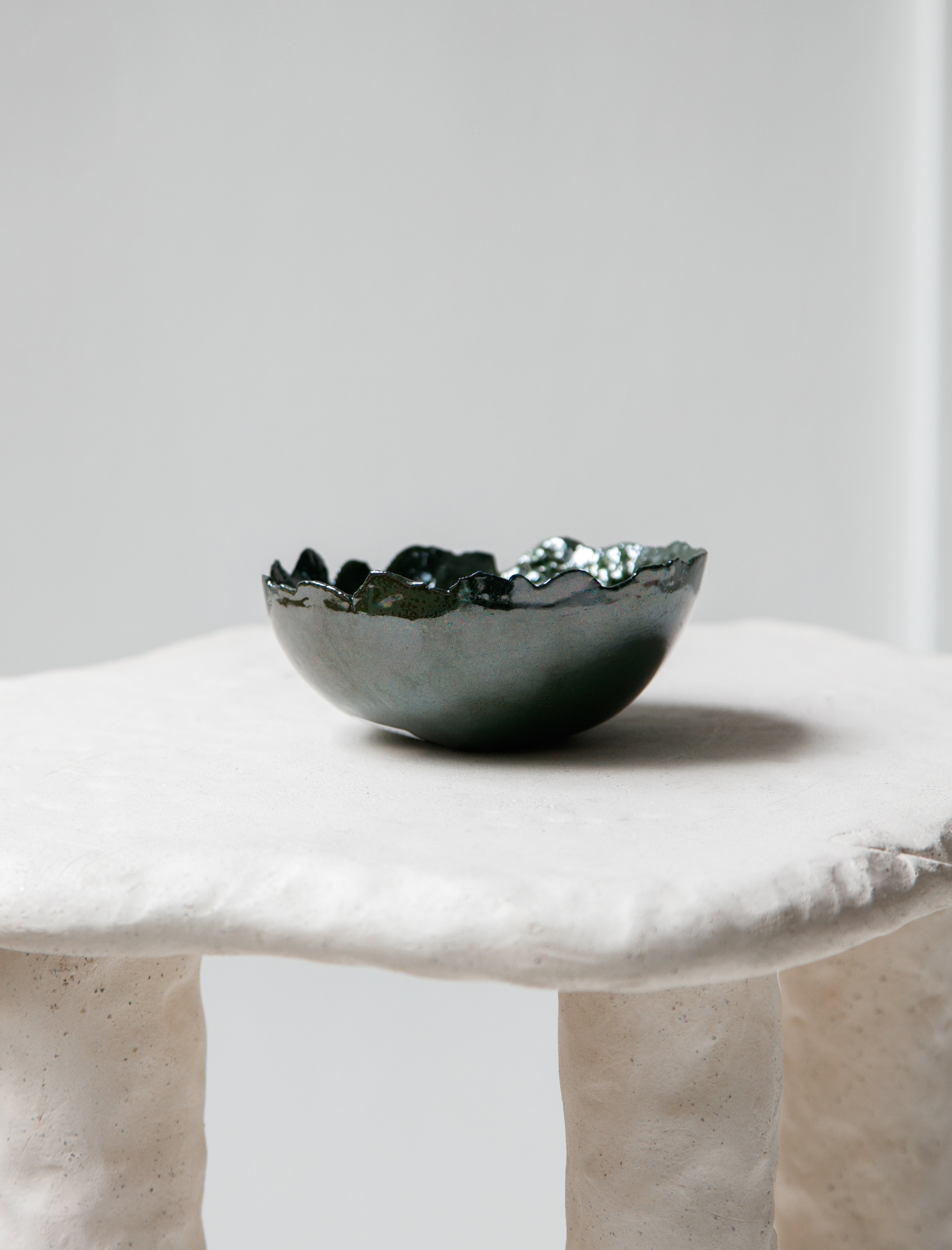 Nathalee Paolinelli Eggshell Bowl Metallic Green #8