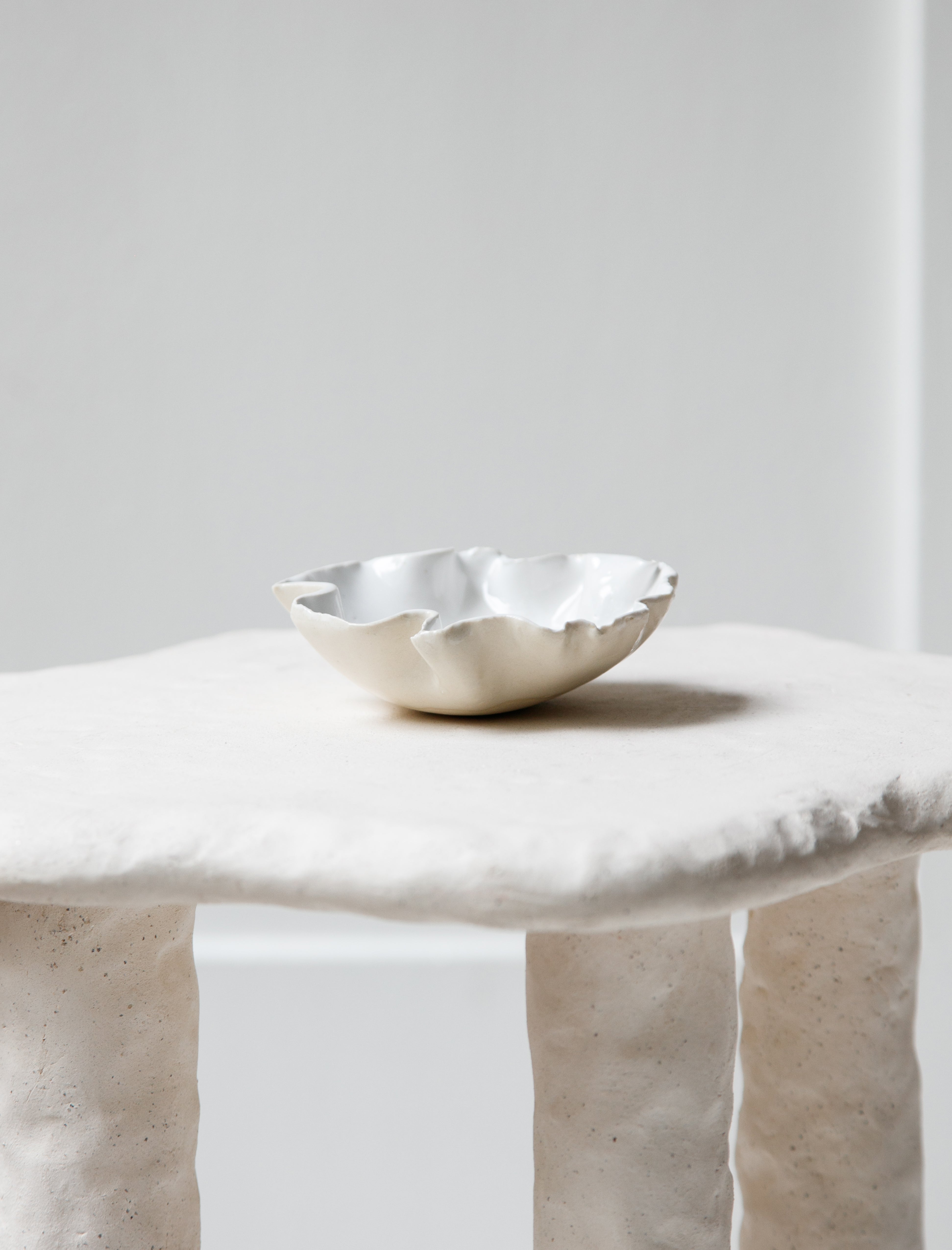 Nathalee Paolinelli White Ruffle Dish #3