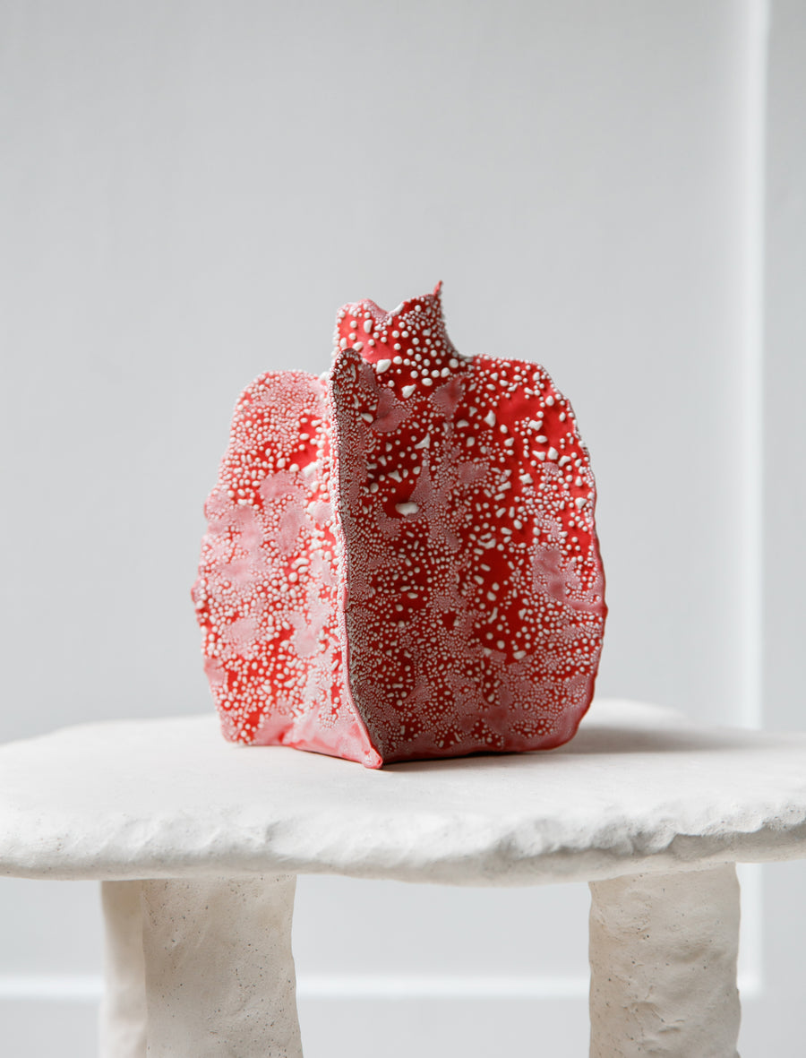 Sigarylis Candle Stand Red/White Lichen #20 - Image 3