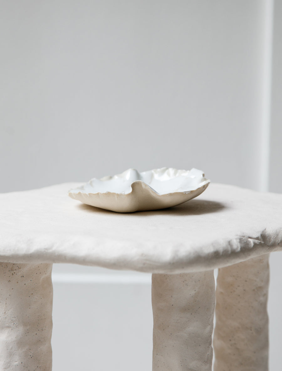 Ruffle Dish Cream/White #6 - Image 2