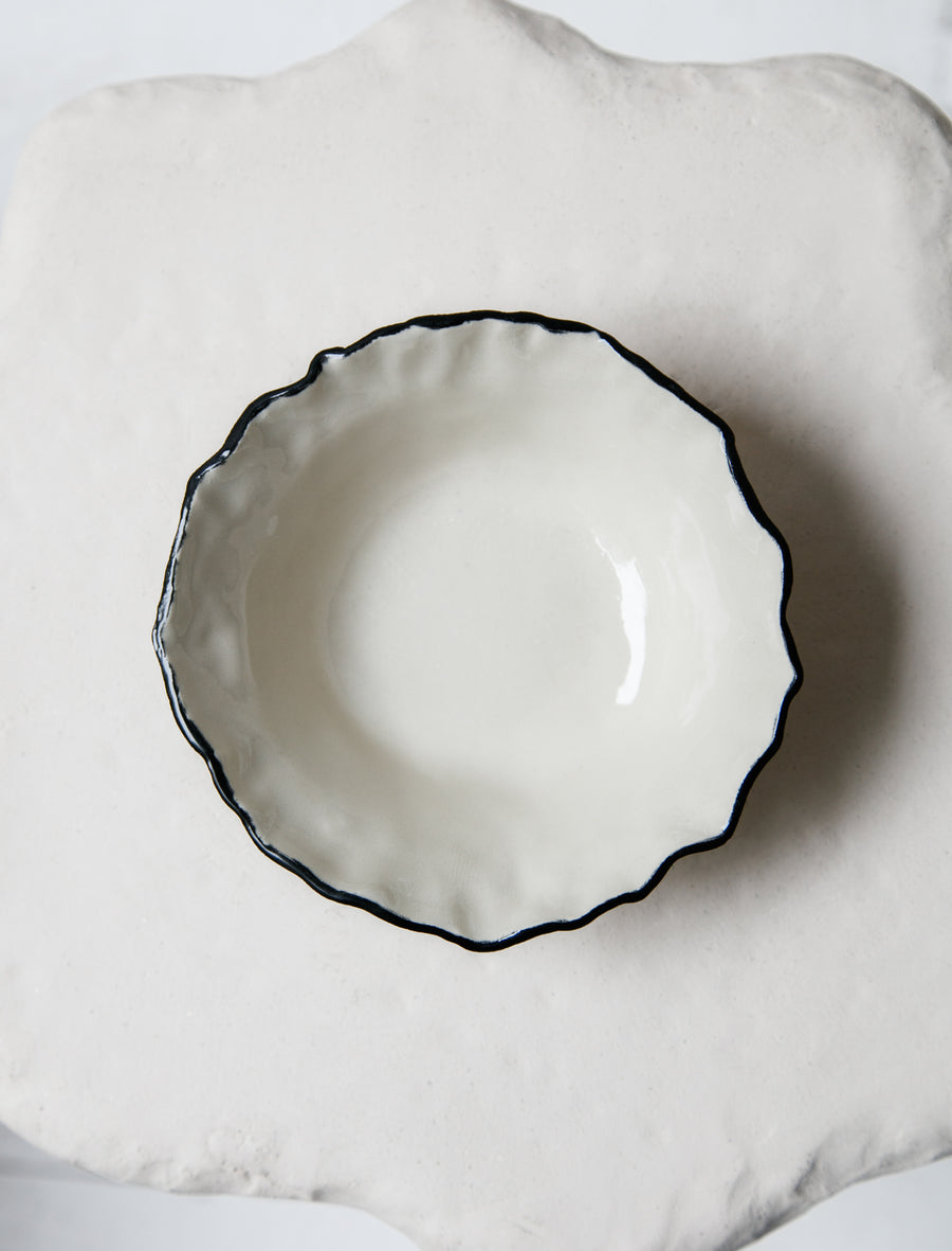 Black Rim Bowl #10 - Image 2