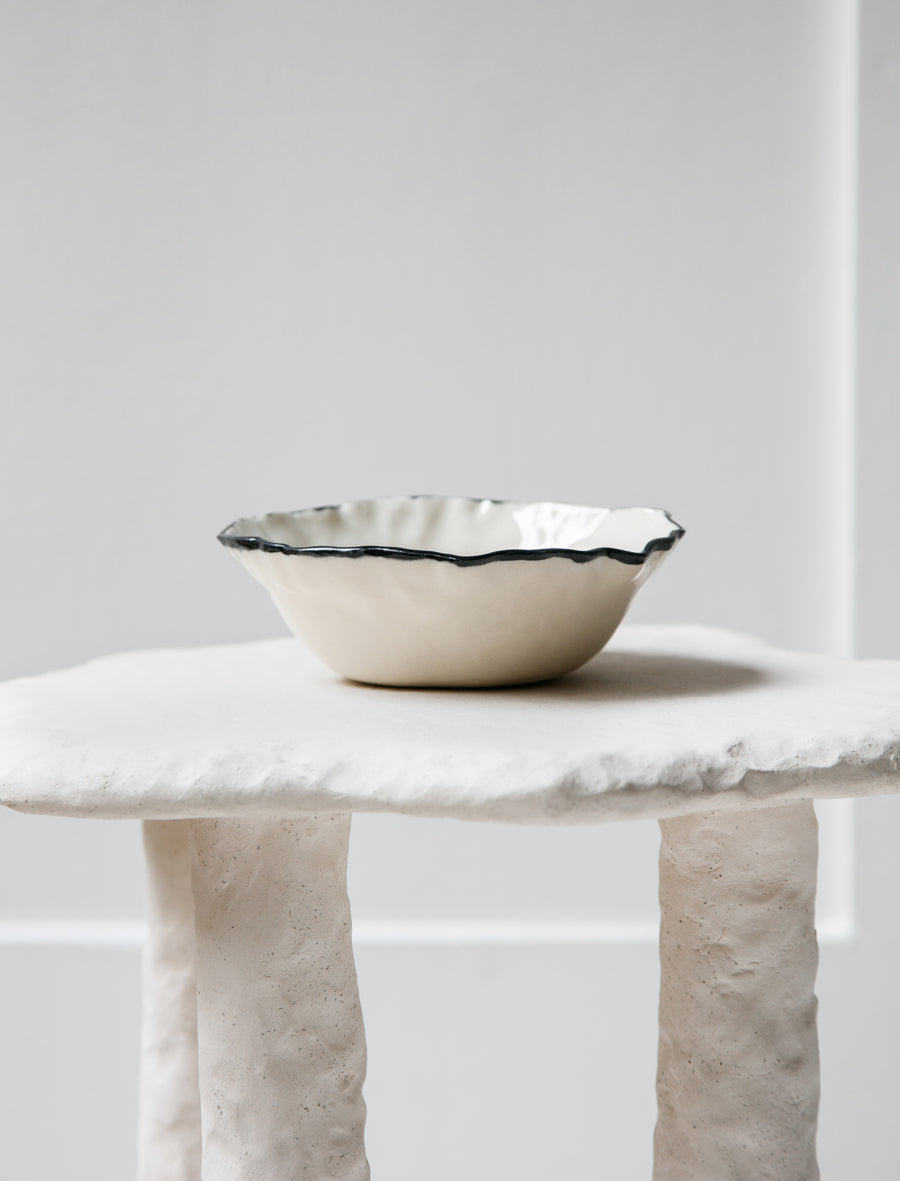Black Rim Bowl #10 - Image 1