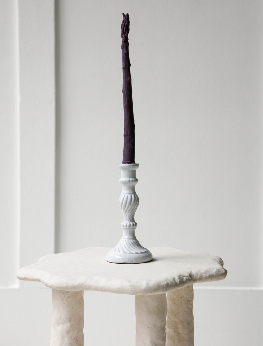 Purple Asparagus Taper Pair - Image 2