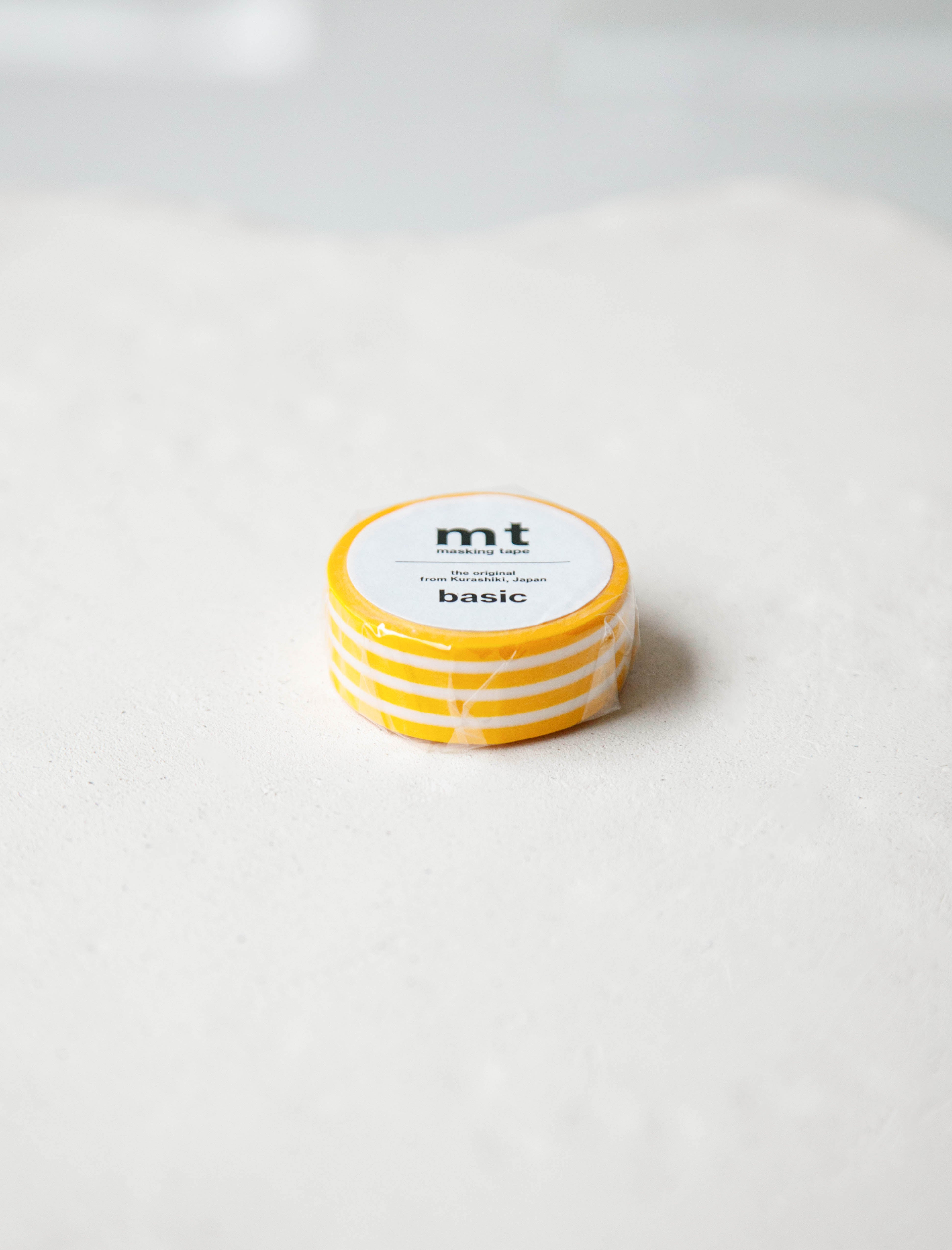 MT Washi Tape Border Stripe Dandelion