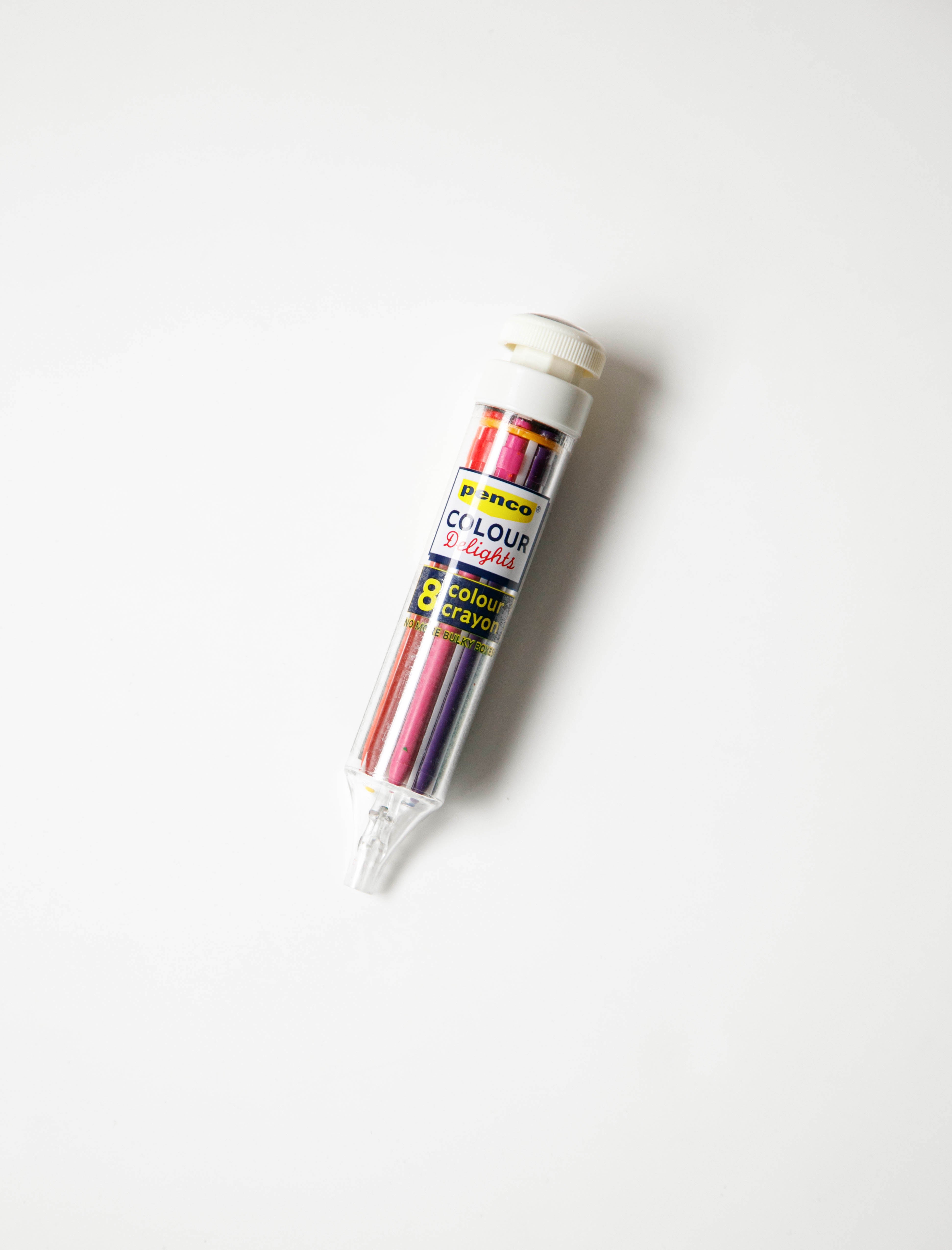 Penco 8 Colour Crayon Ivory