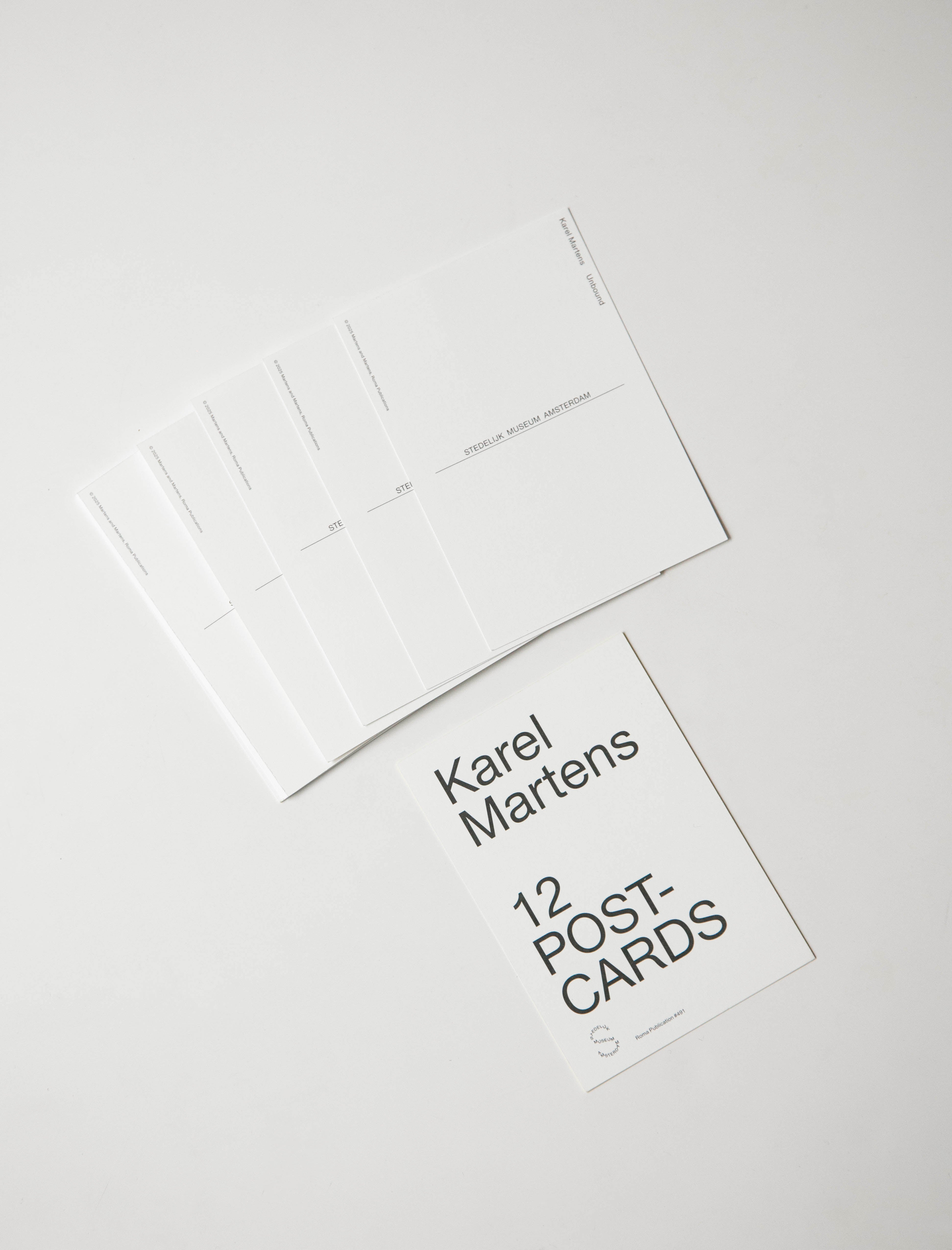 Karel Martens 12 Postcards Set
