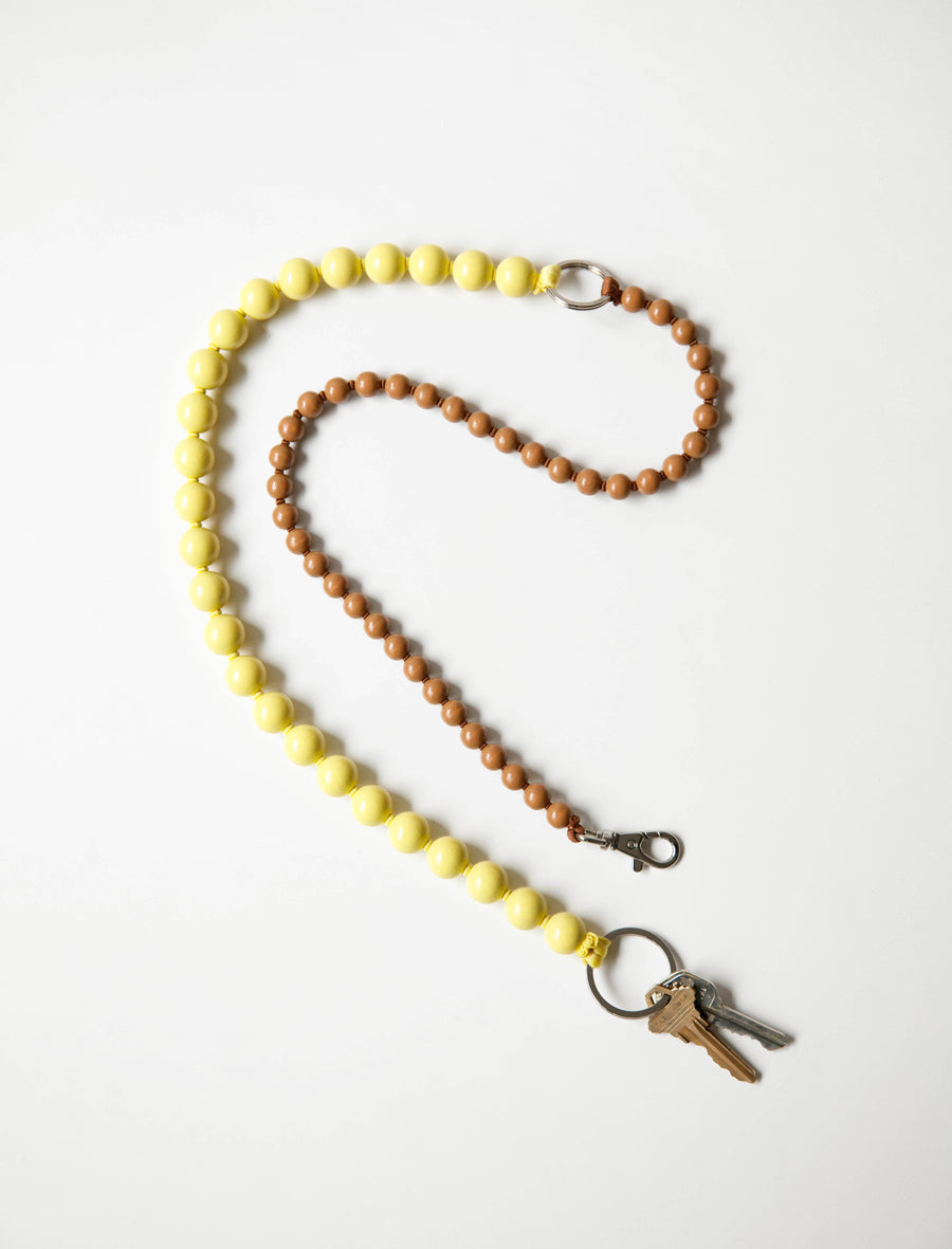 Handykette Phone Double Chain Long Butter/Mocha - Image 1