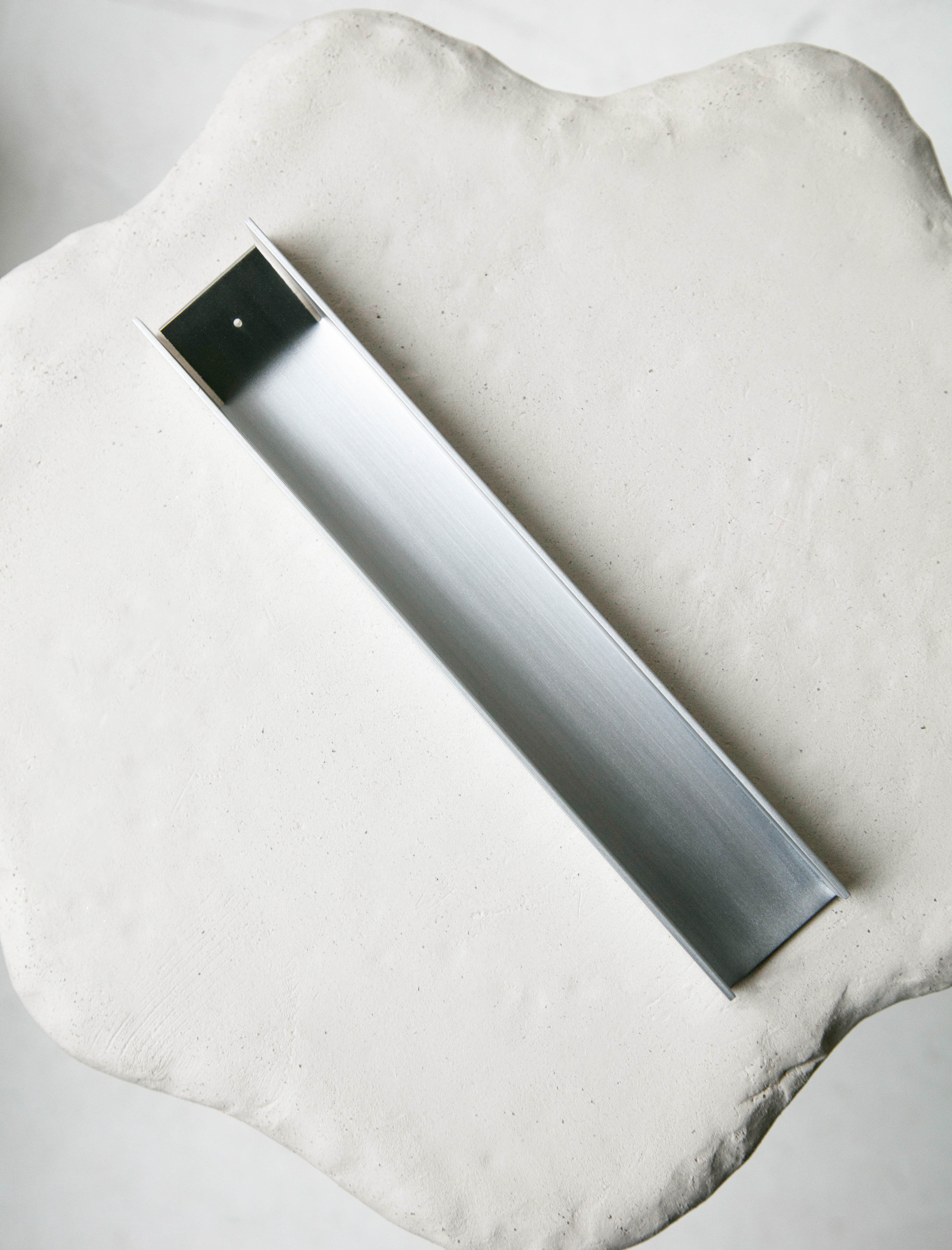 Wood Metal Plastic Channel Incense Holder