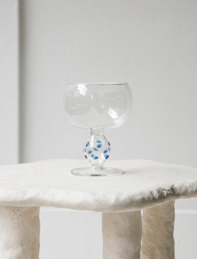 Wine Glass Marseille Blue