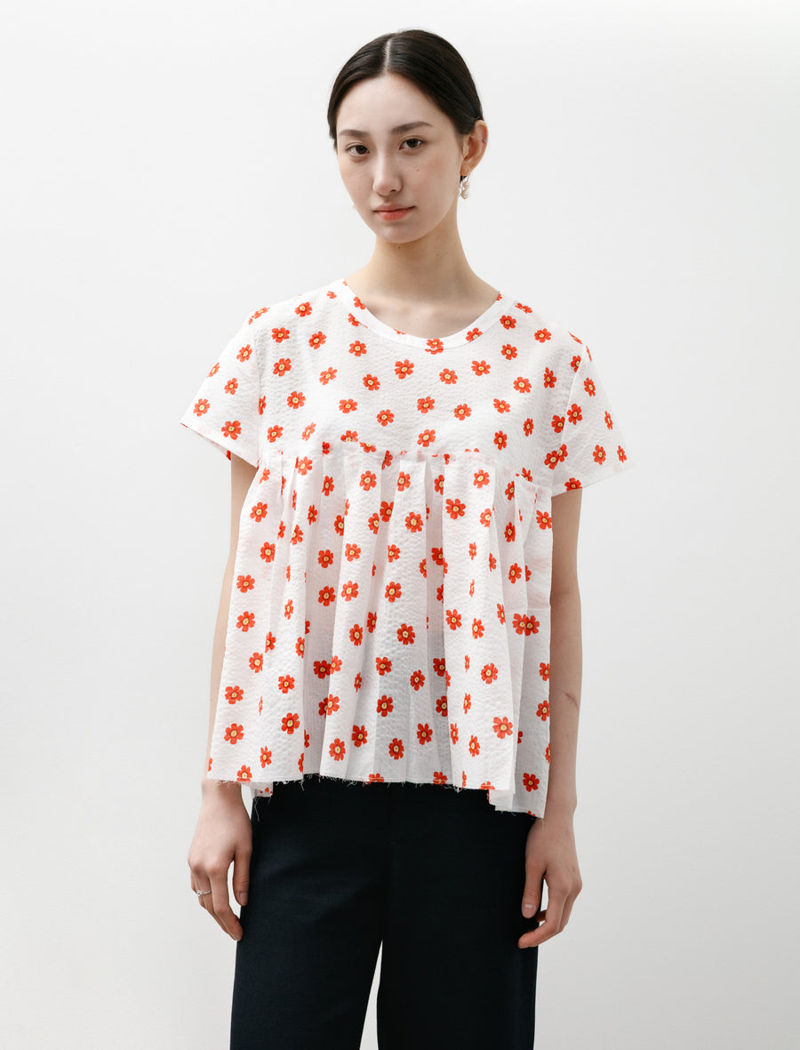 Mimi Top Red Flower - Image 1