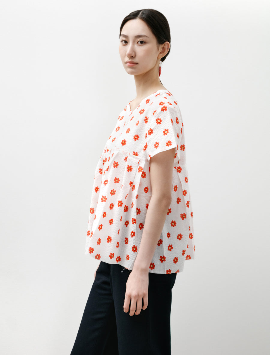 Mimi Top Red Flower - Image 3
