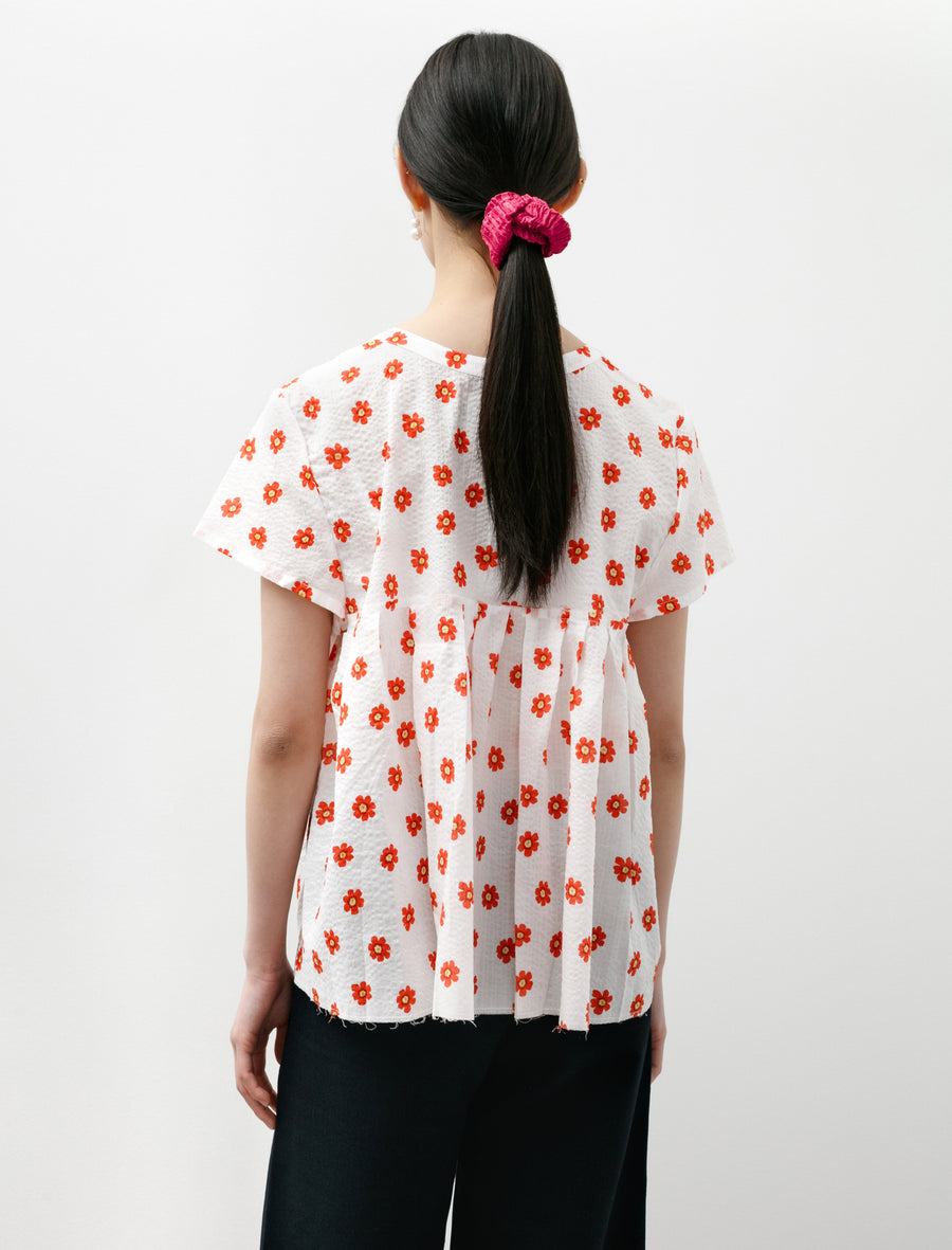 Mimi Top Red Flower - Image 4