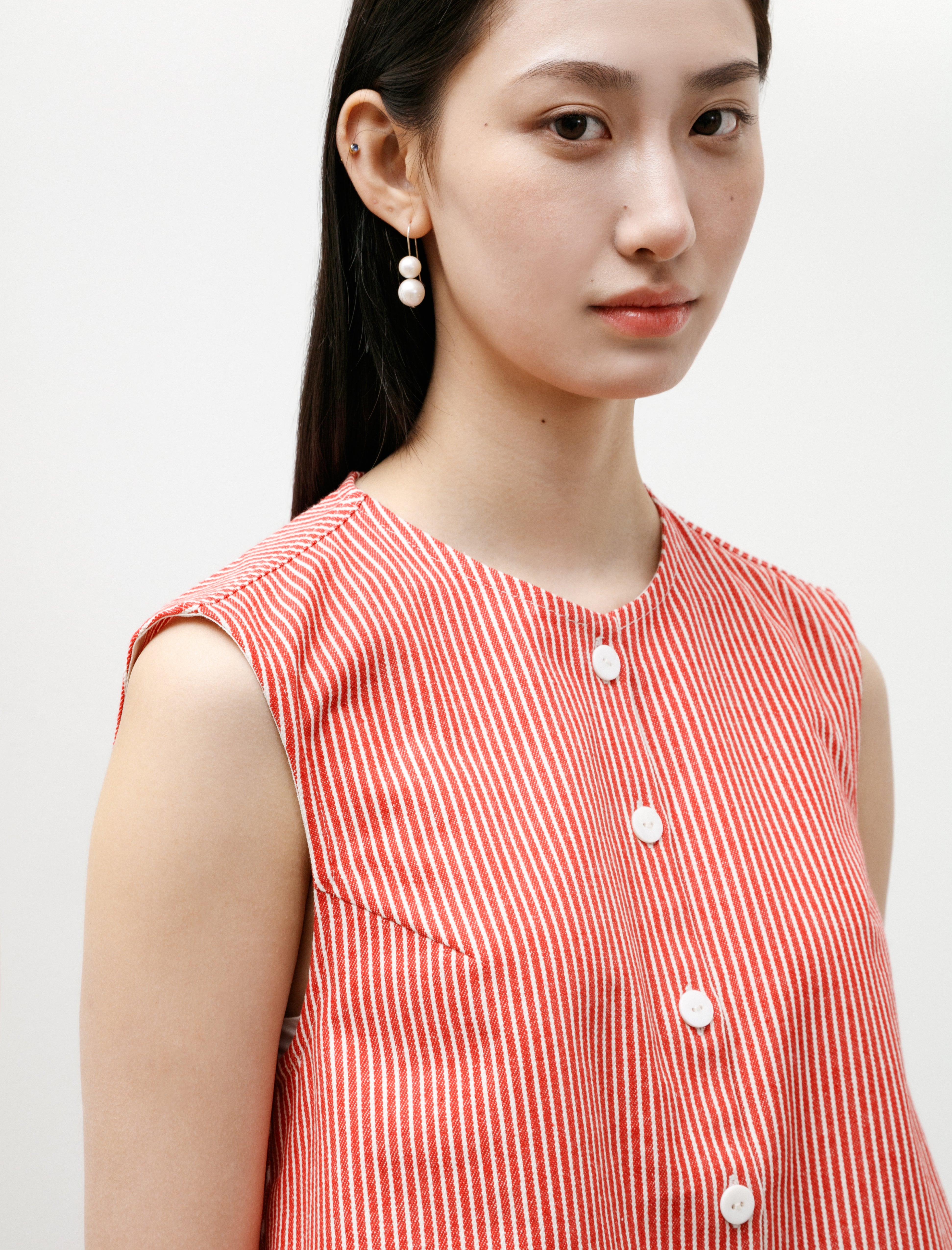 Eleph A Cropped Top Red