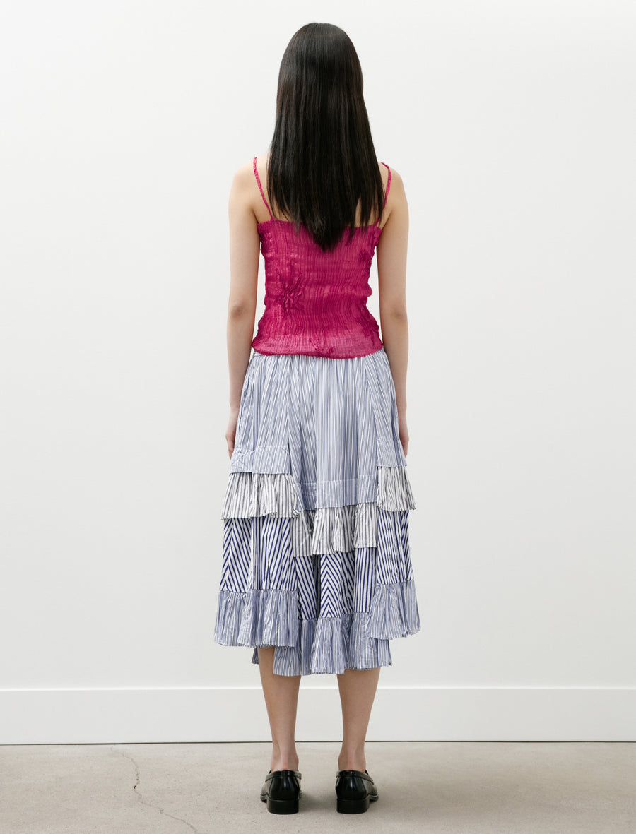 Multi Ticking Stripe Tiered Skirt - Image 5