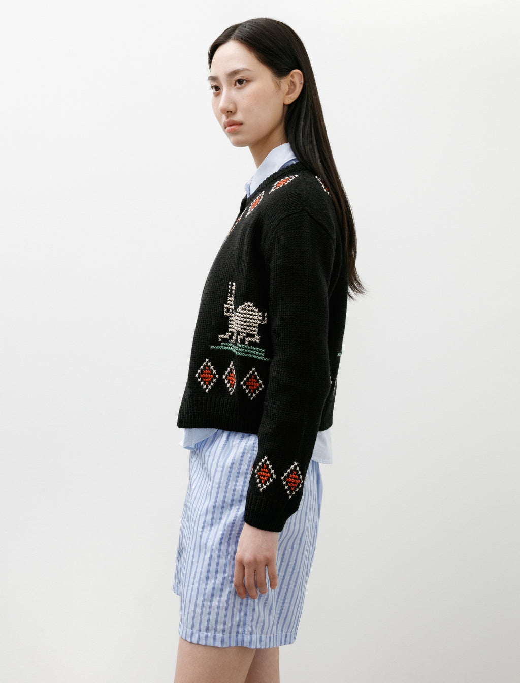 Bode Bunny Cardigan Black – Neighbour