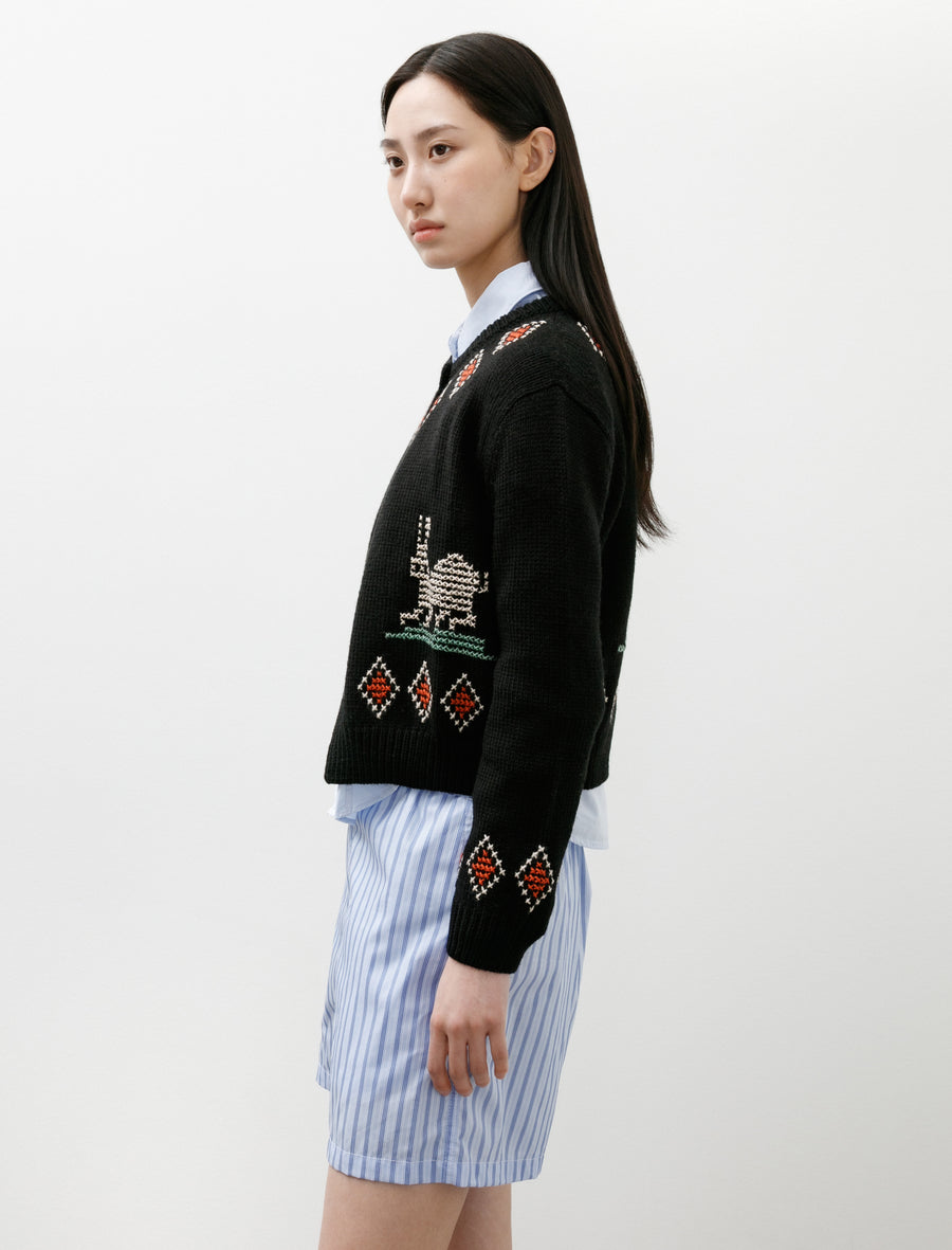 Bunny Cardigan Black - Image 3