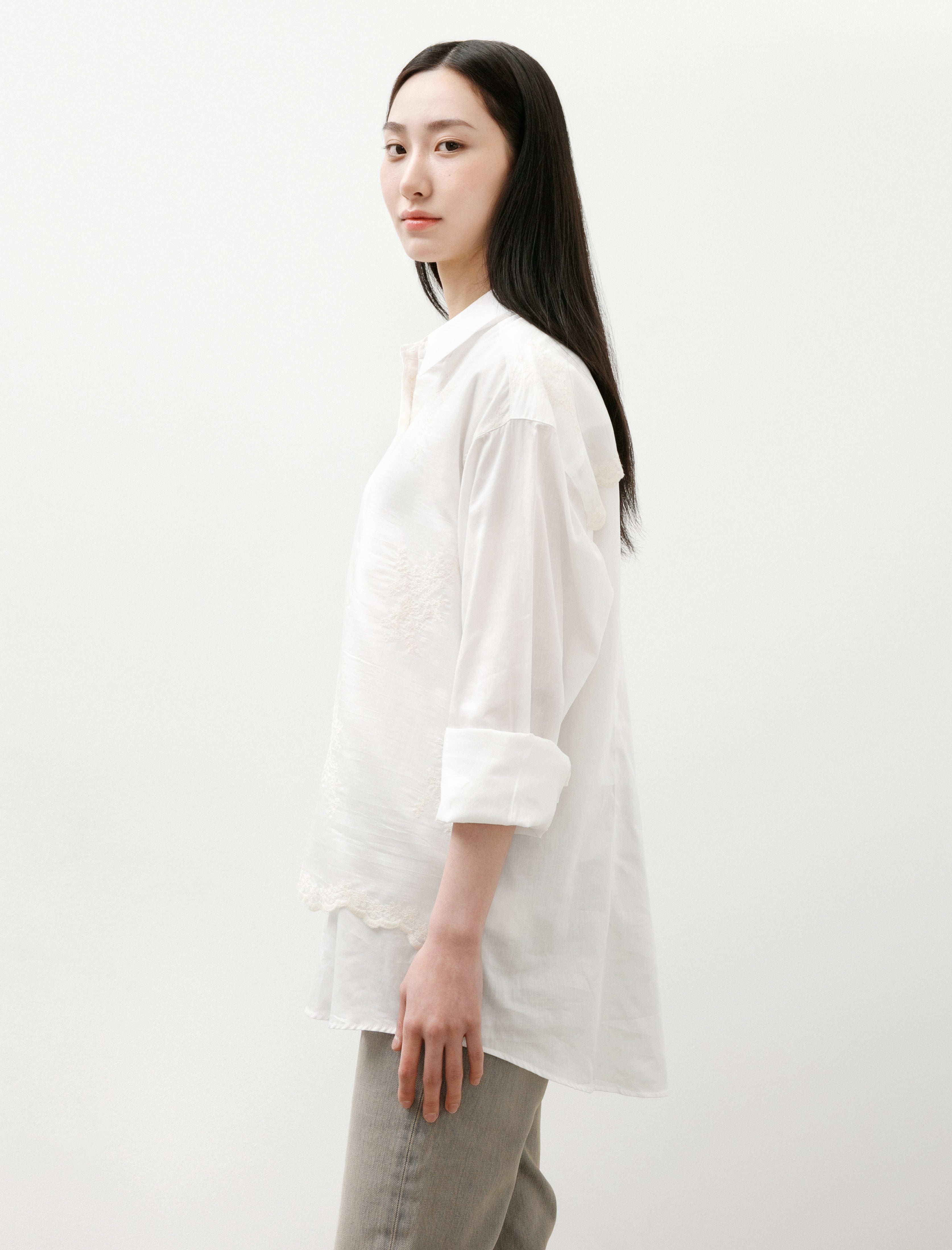 Our Legacy Precious Shirt Ivory Cloud Breezy Cotton