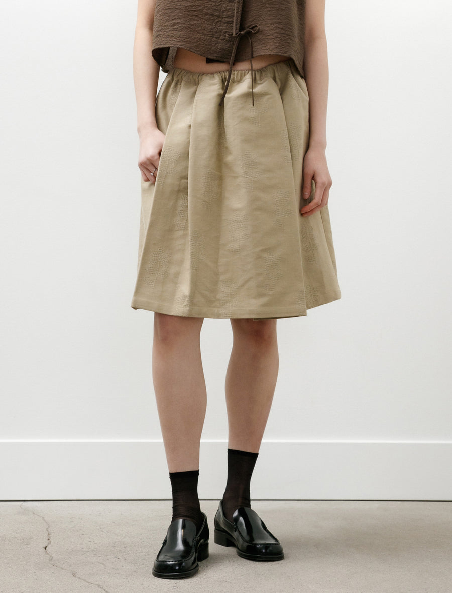 Sky Skirt Khaki Flower - Image 2