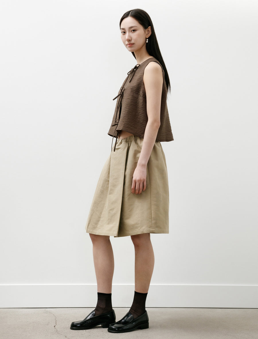 Sky Skirt Khaki Flower - Image 4