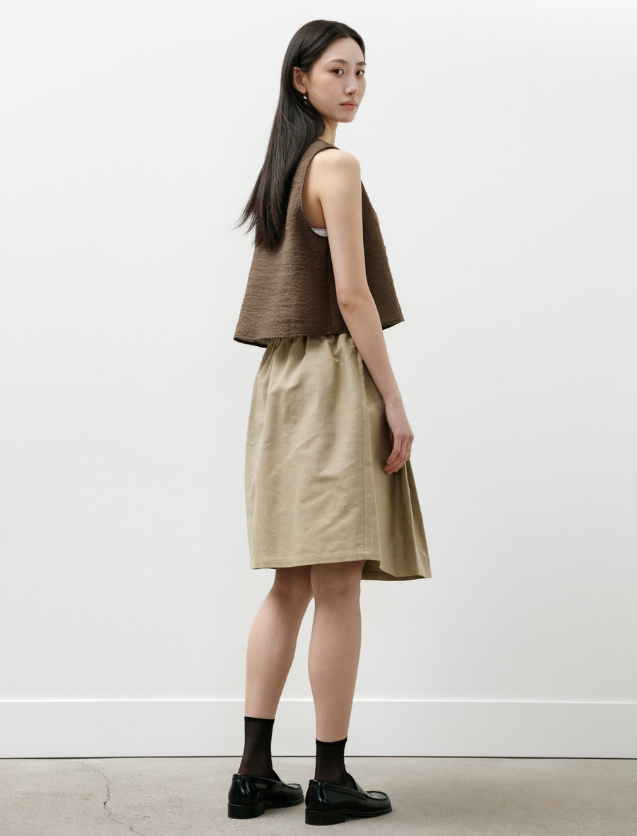 Sky Skirt Khaki Flower - Image 6