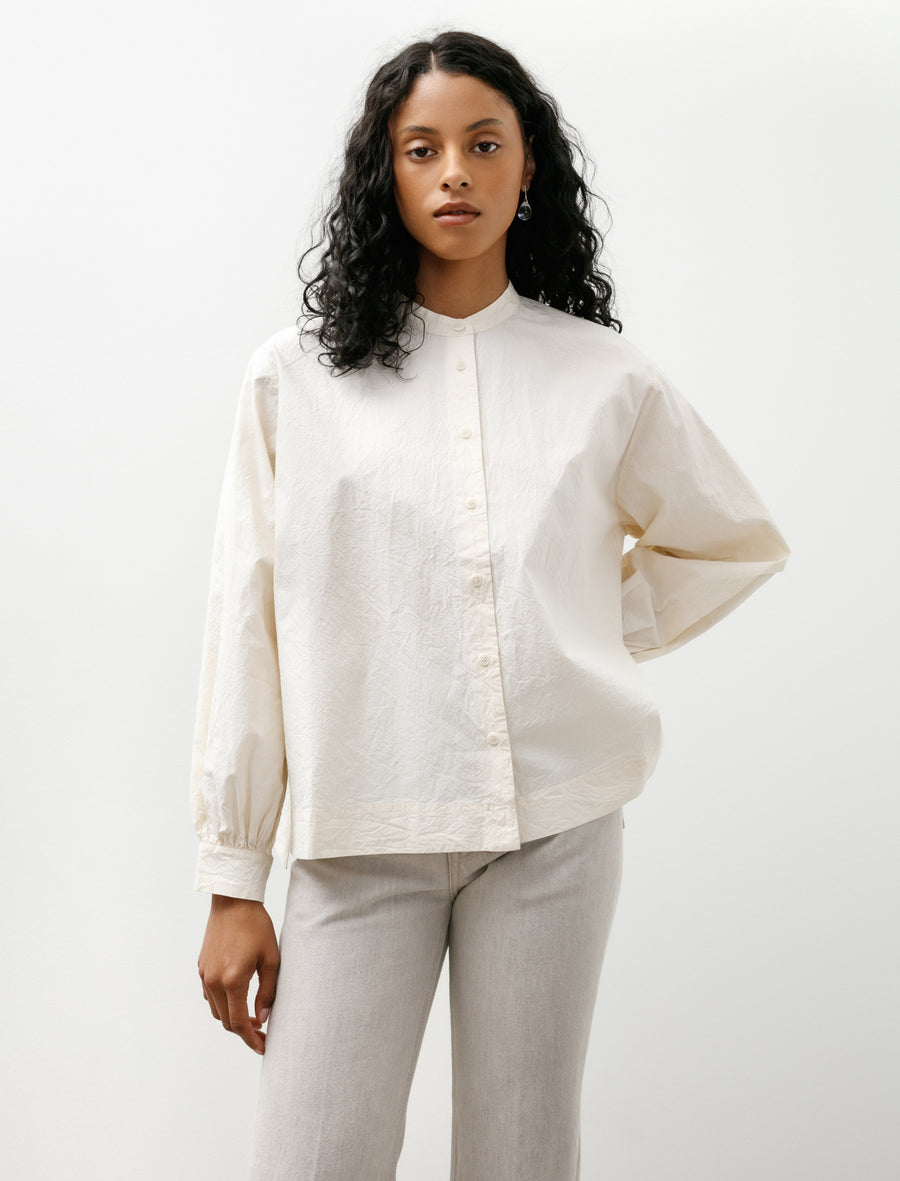 Biggy Grandad Shirt Natural - Image 1