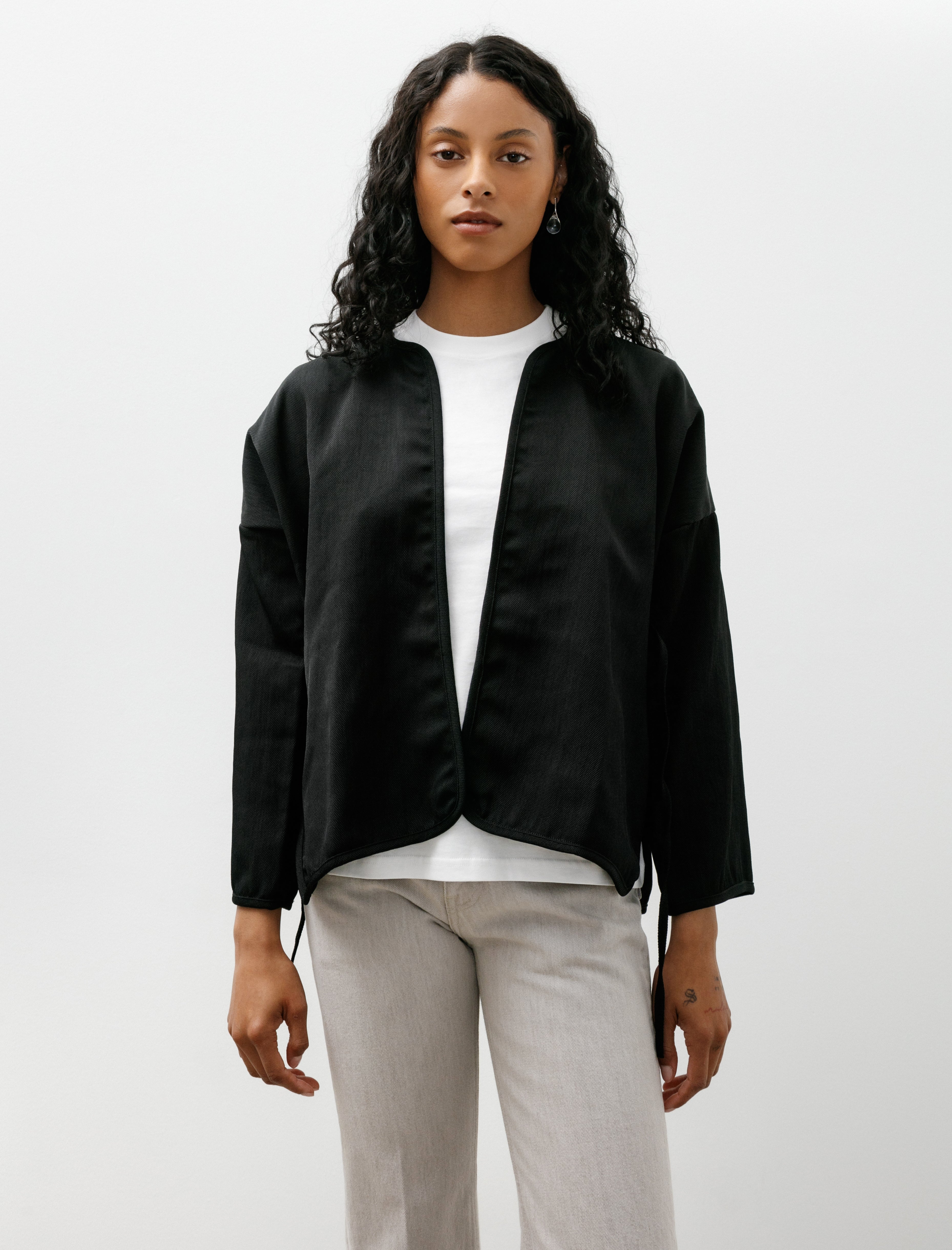 MAN-TLE WR20 Shirt-7 Cross Cardigan Black School Canvas