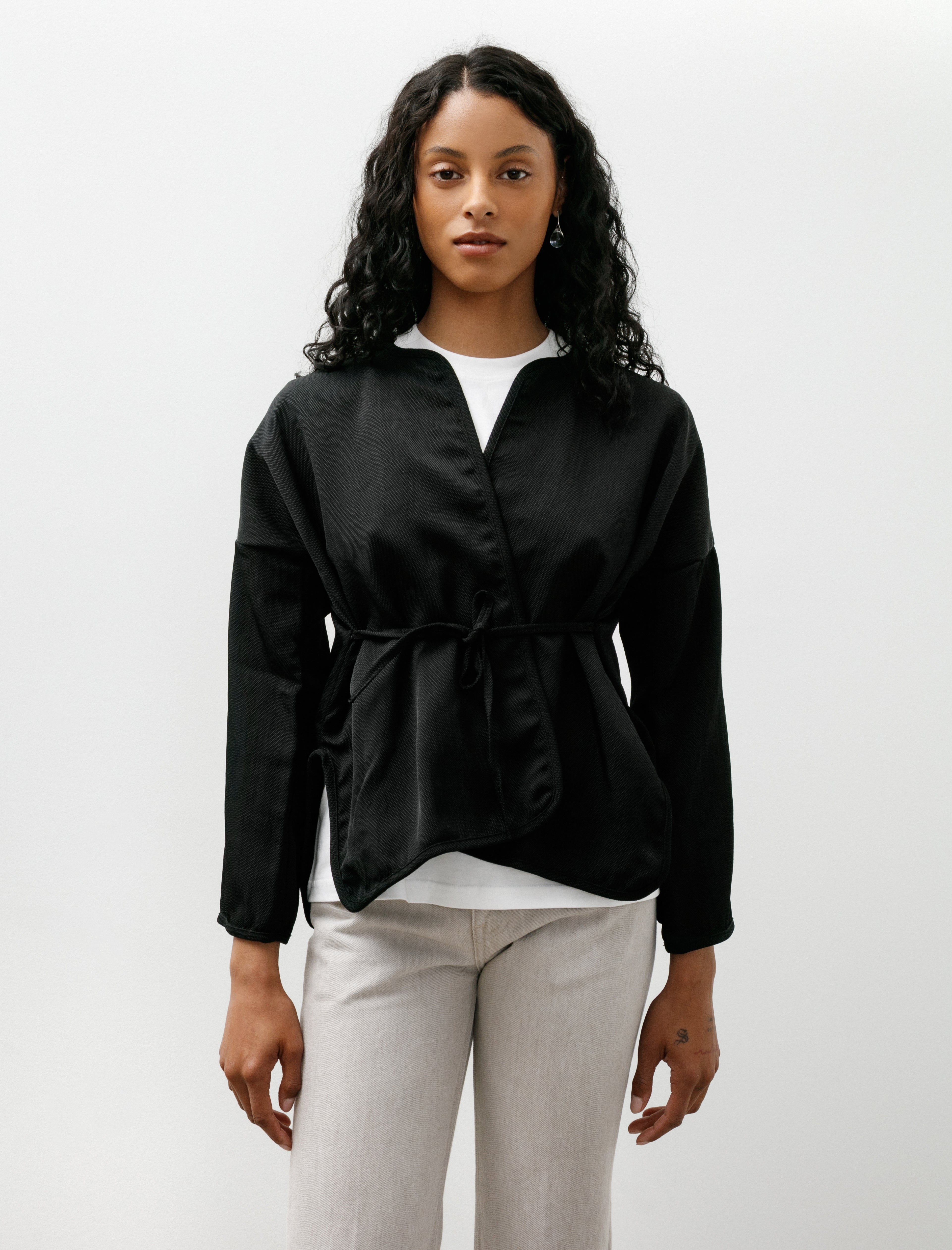 MAN-TLE WR20 Shirt-7 Cross Cardigan Black School Canvas