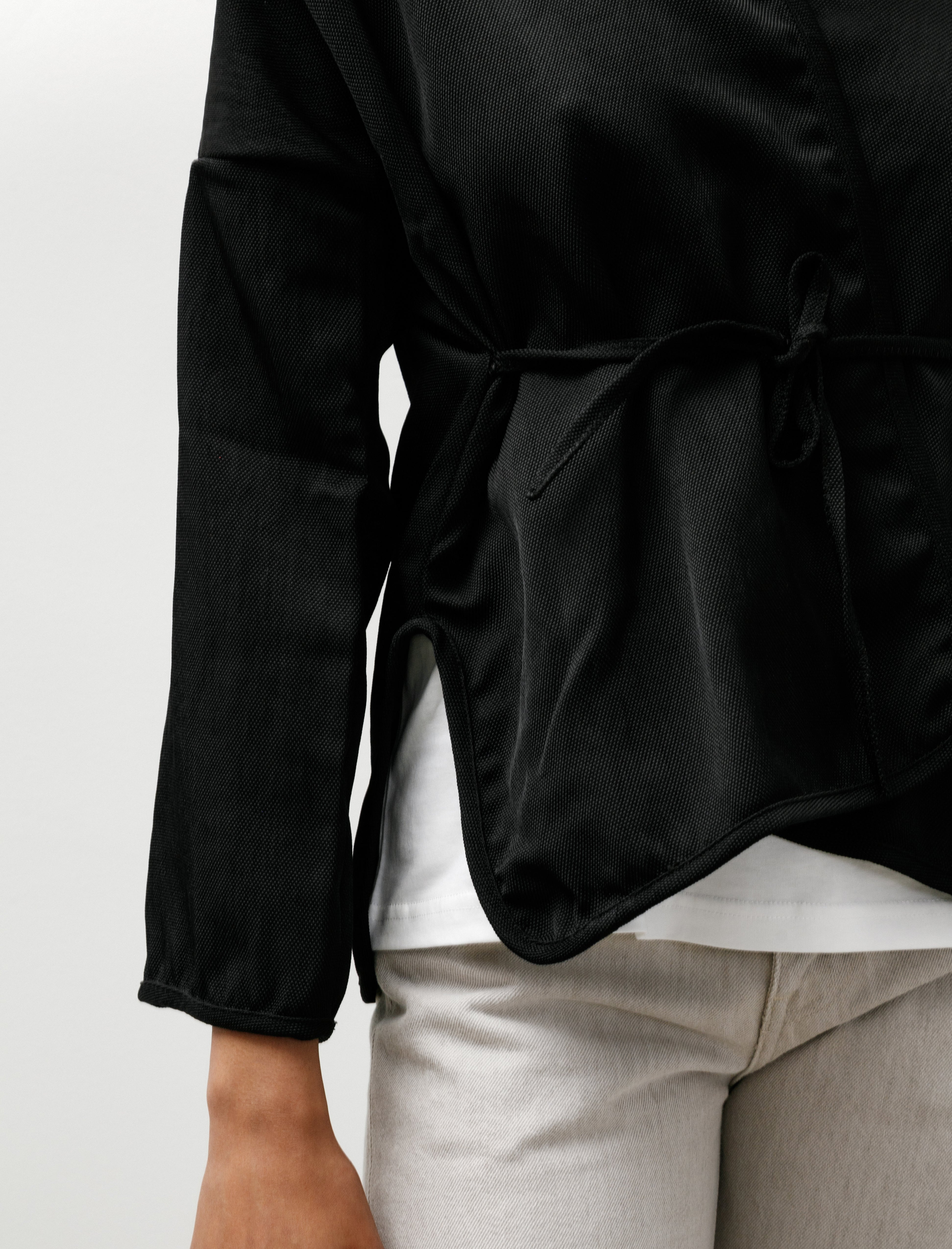 MAN-TLE WR20 Shirt-7 Cross Cardigan Black School Canvas