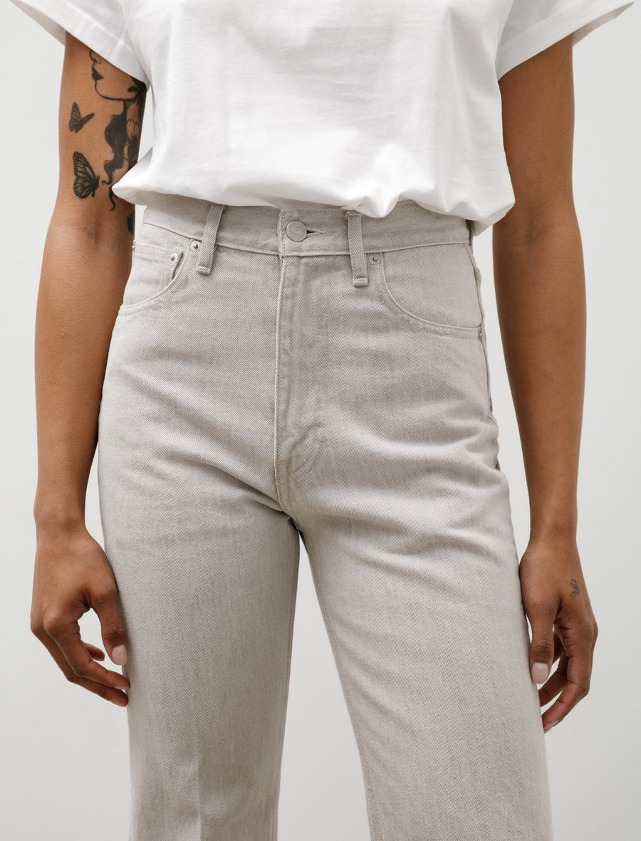 【新品】AURALEE FADED BROWN DENIM 5P PANTS Auralee Faded Hard Twist Brown Denim 5P Pants Light Grey – Neighbour