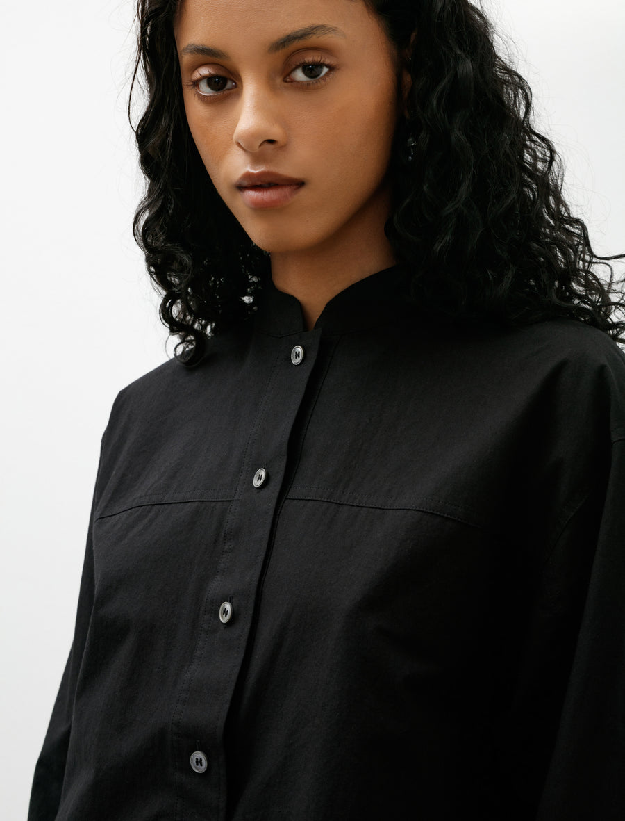 Vega Shirt Typewriter Cotton Black - Image 4