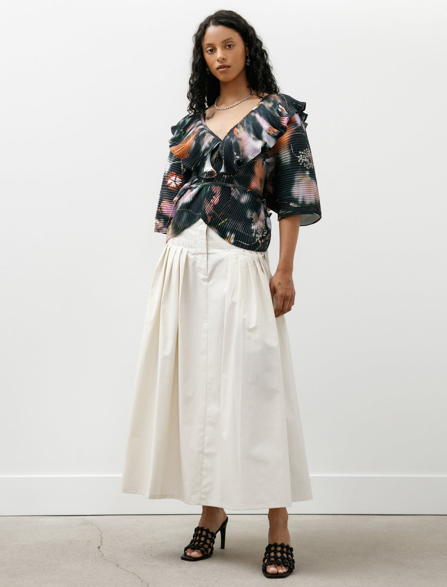 Agat Skirt Noisy Cotton Bone - Image 1