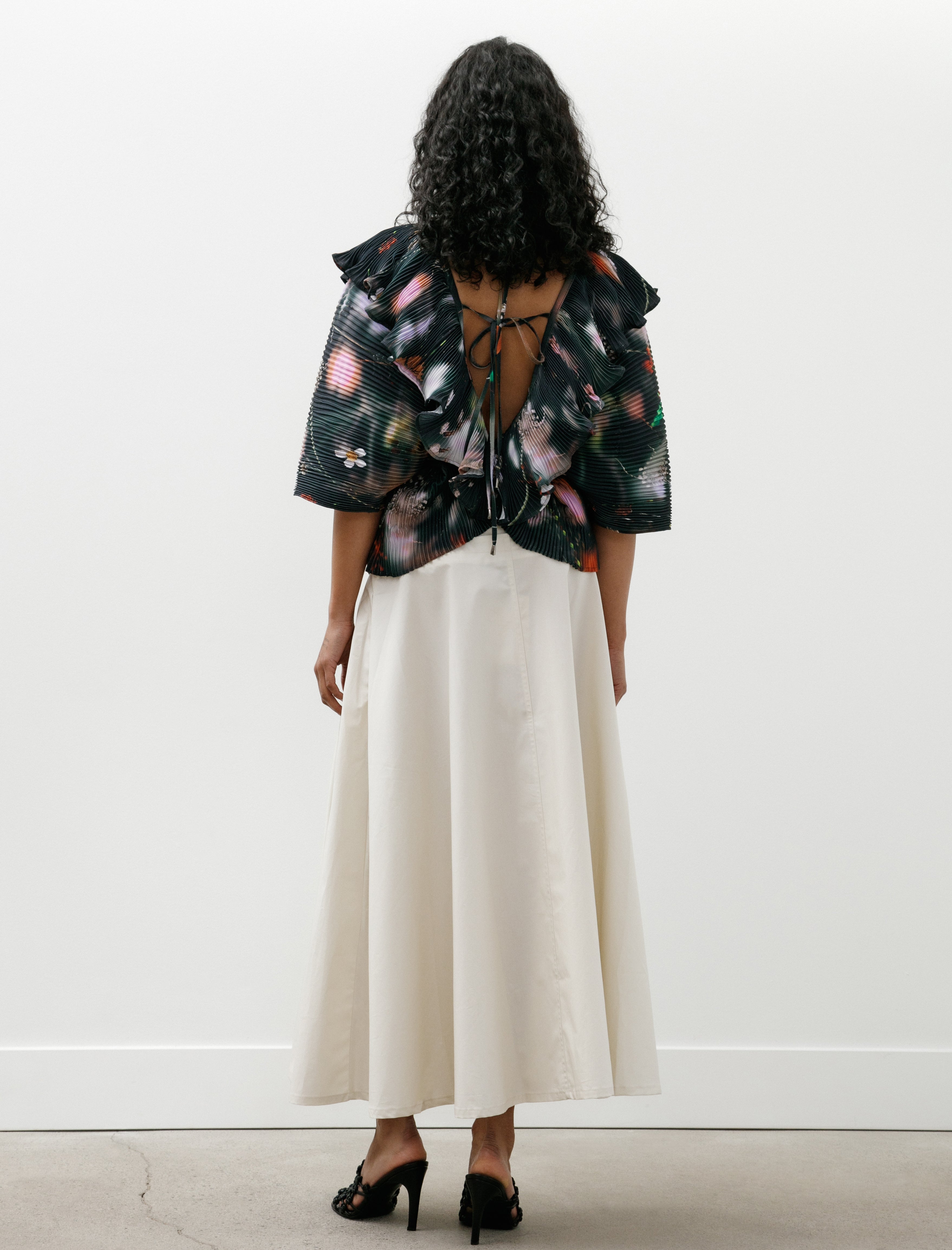 Studio Nicholson Agat Skirt Noisy Cotton Bone