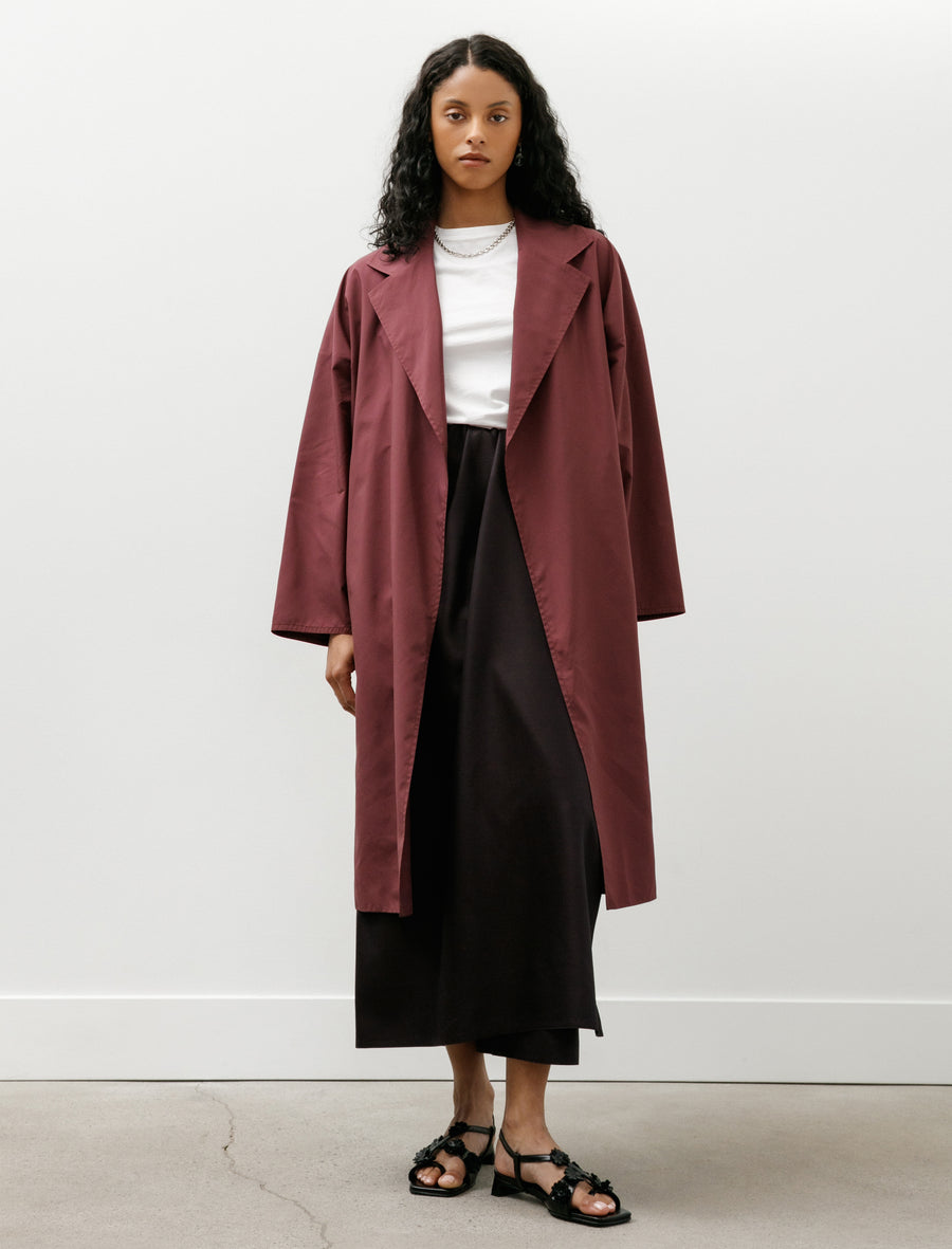 Oversized Coat Nylon Black Iris - Image 1