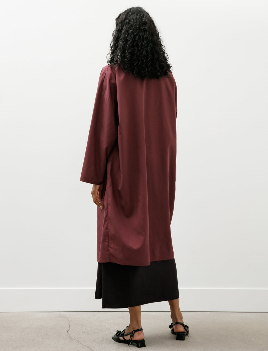 Oversized Coat Nylon Black Iris - Image 3