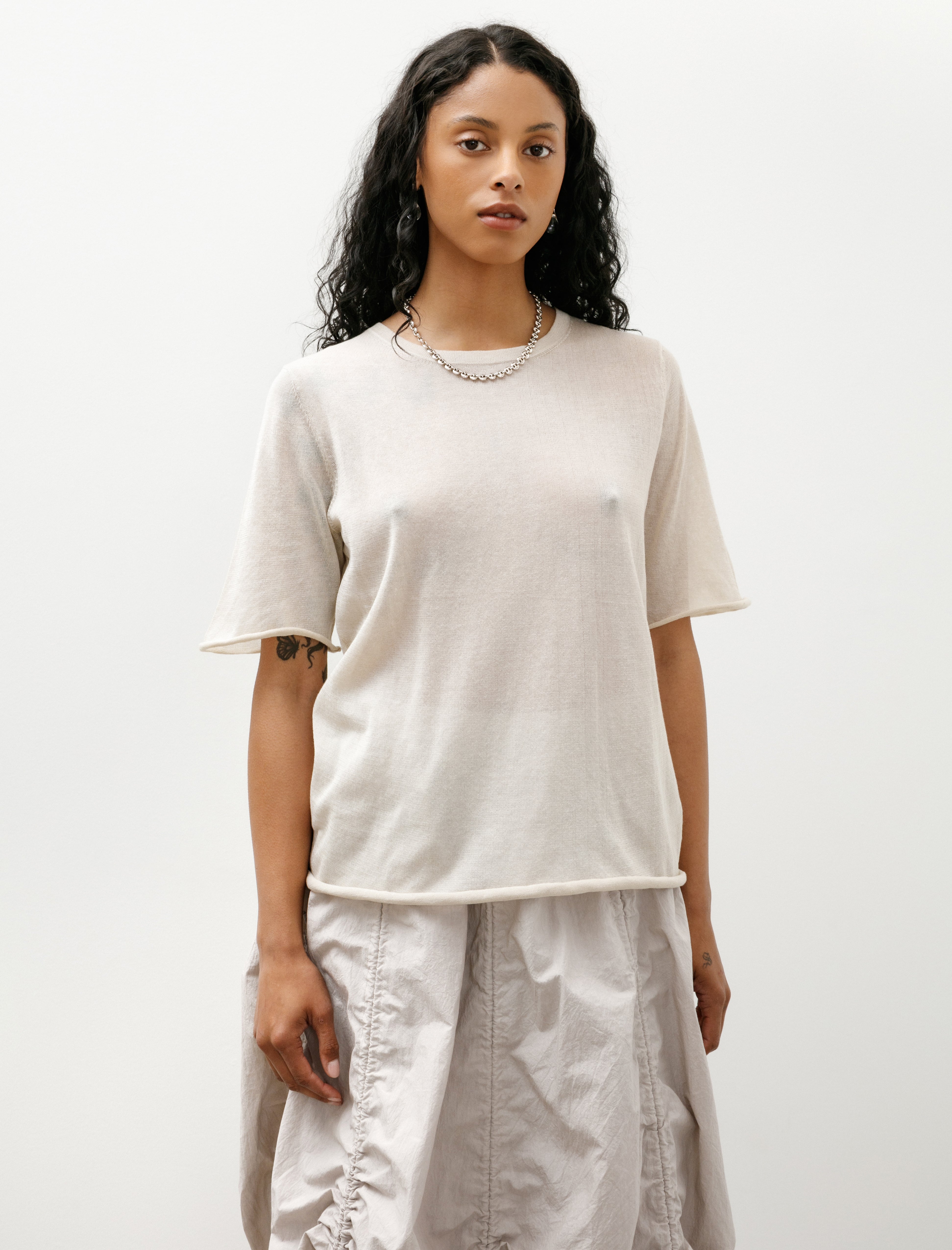 Lauren Manoogian Veil Tee Parchment