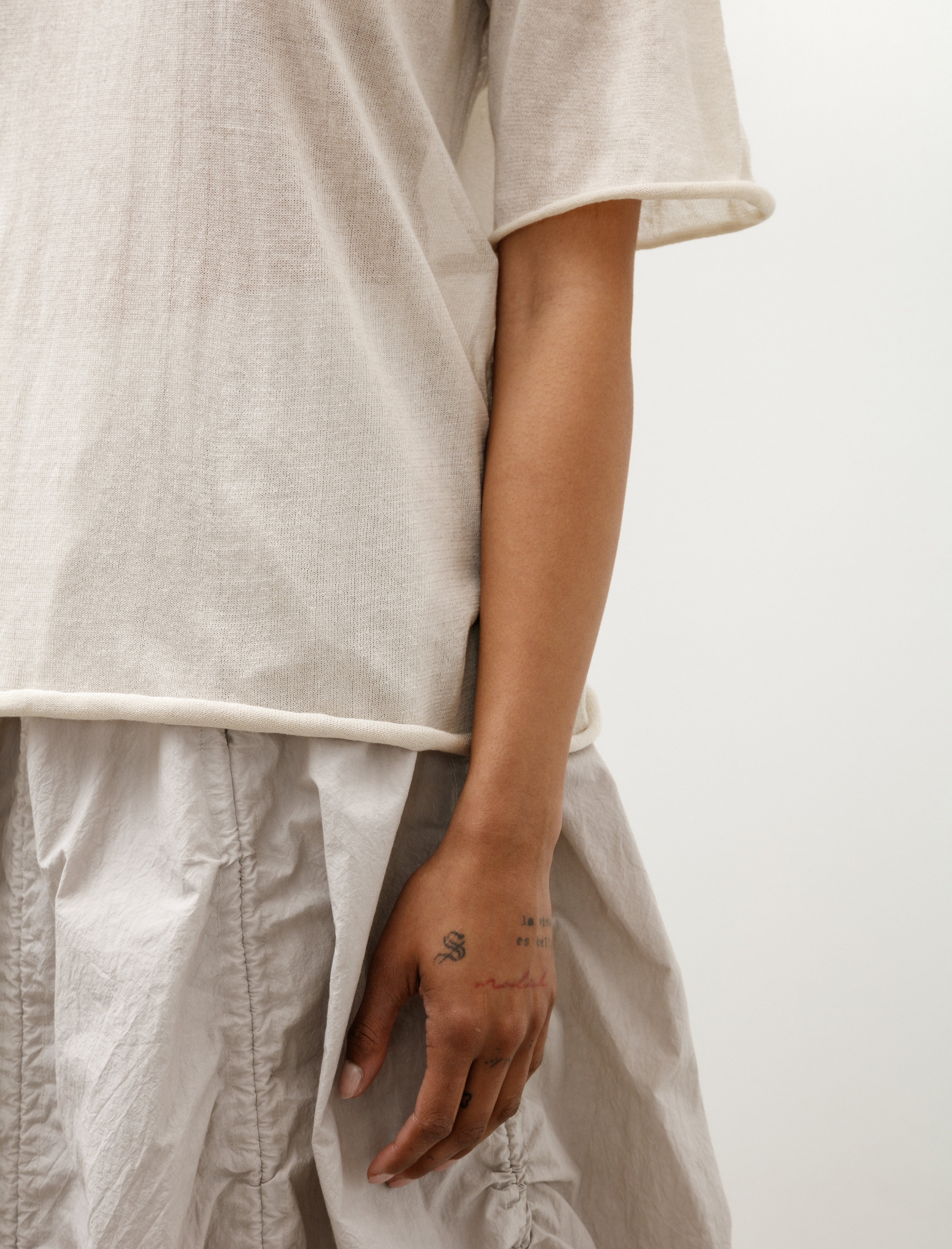 Lauren Manoogian Veil Tee Parchment