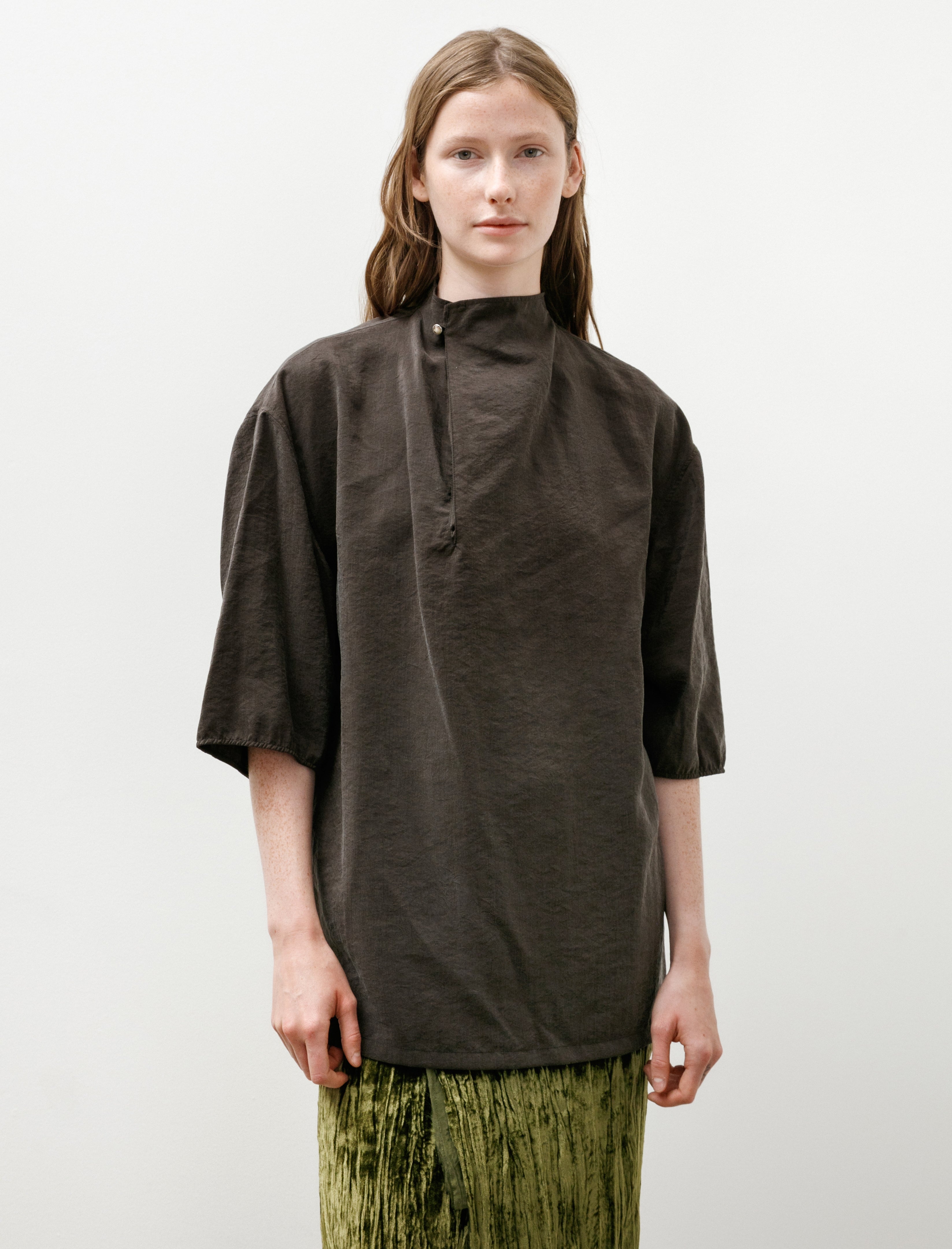 Lemaire Soft Collar Top Licorice