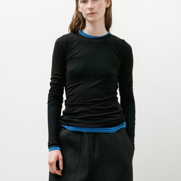 Auralee Super High Gauge Sheer Rib L/S Tee Black – Neighbour