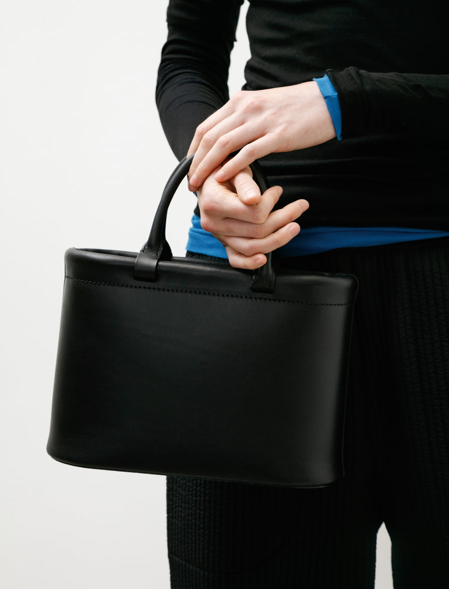 Rigid Tote Bag Small Black - Image 4