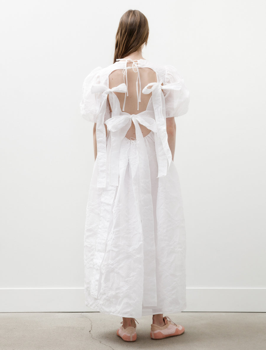 Ulani Dress Papillon Matelassé White - Image 2