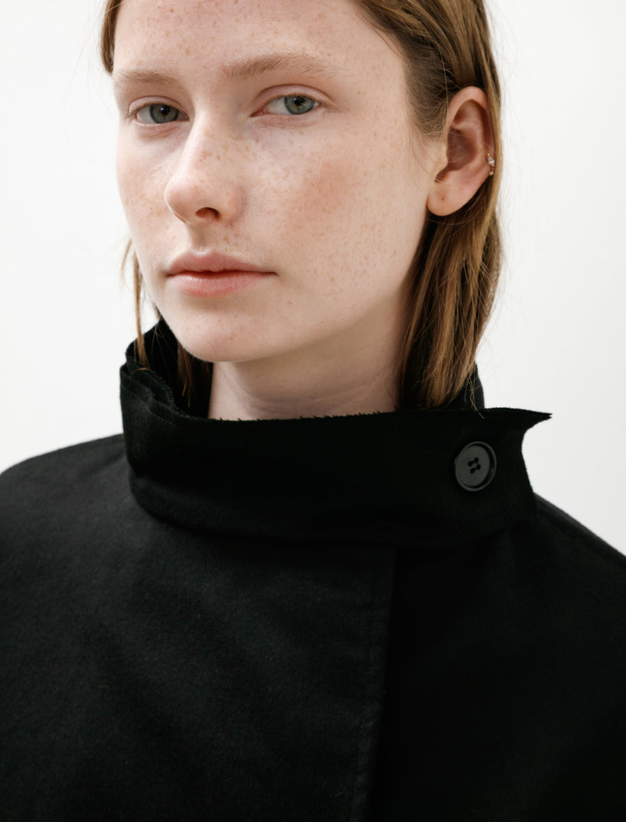 No.286 Cropped Oversized Jacket Black - Image 9