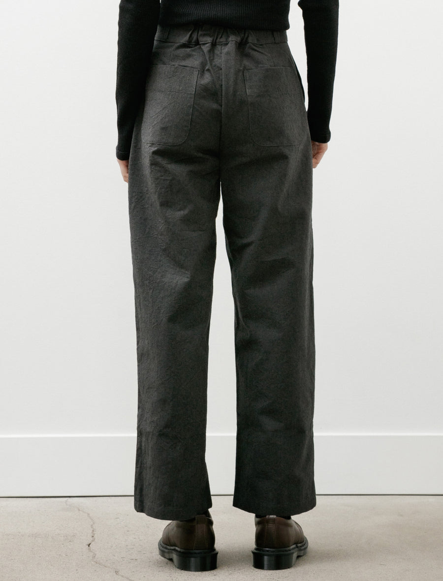 WR21 Pant-4 High-Wide Pants Granite Wool - Image 6