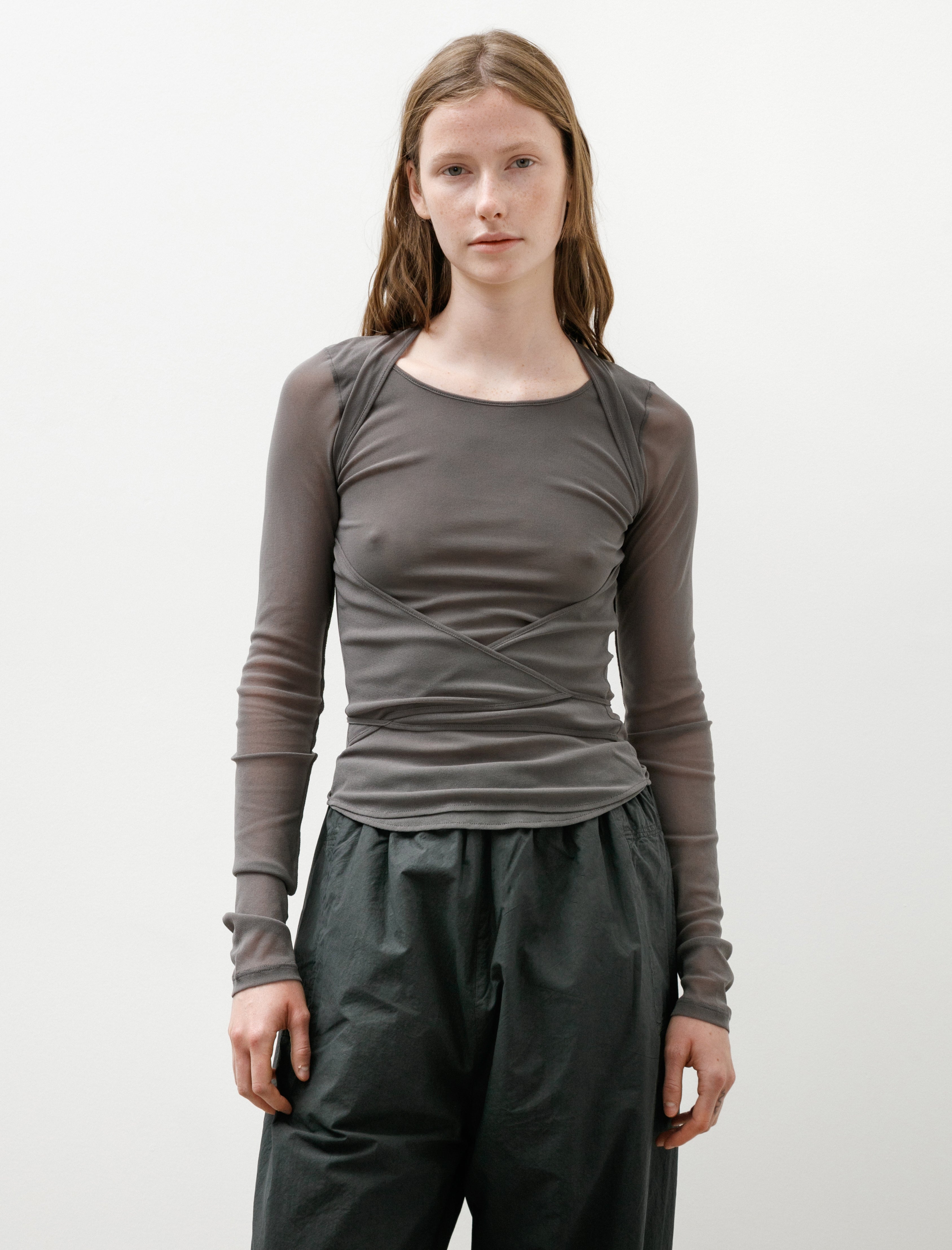 Lemaire Ballerina Knotted Top Steel