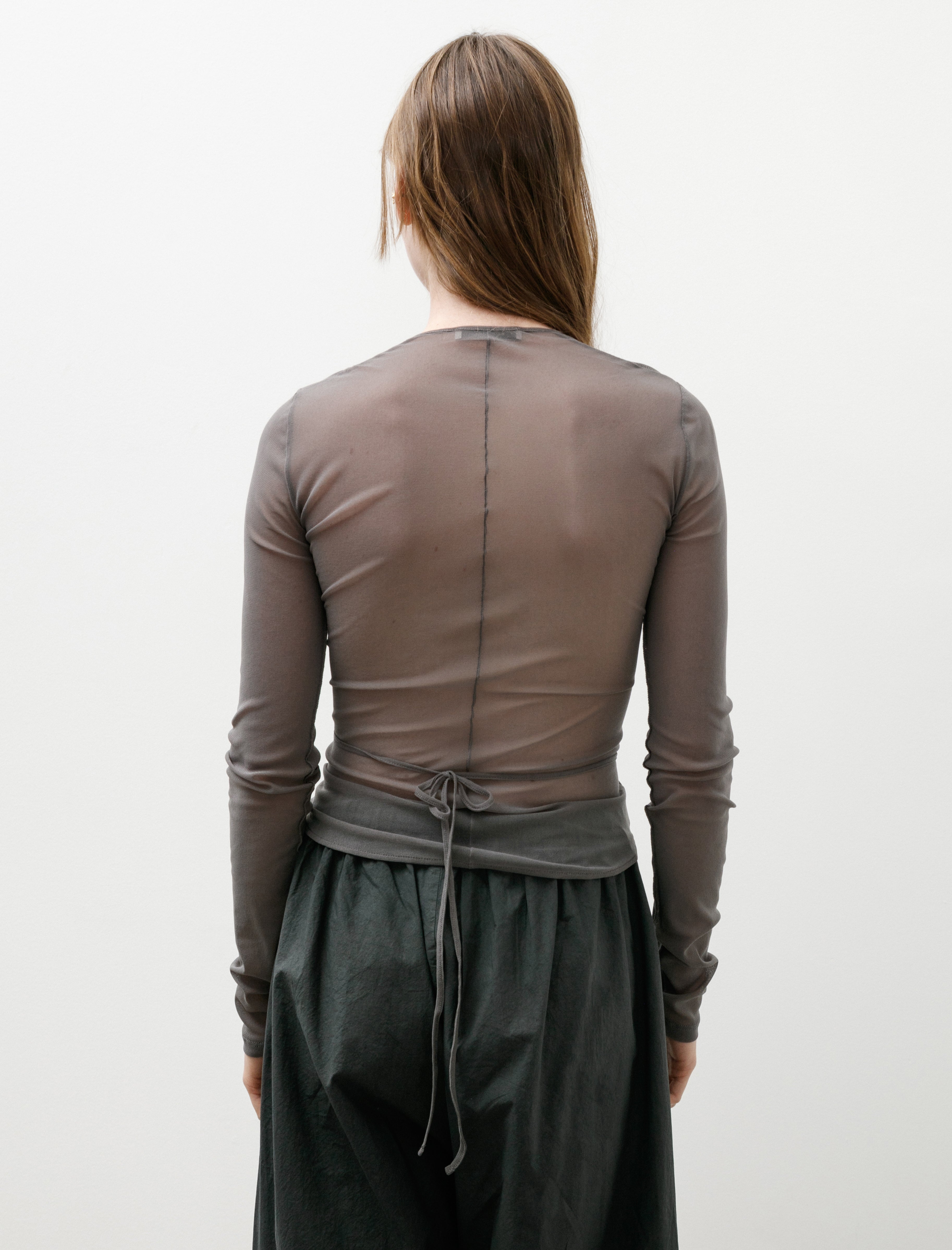 Lemaire Ballerina Knotted Top Steel