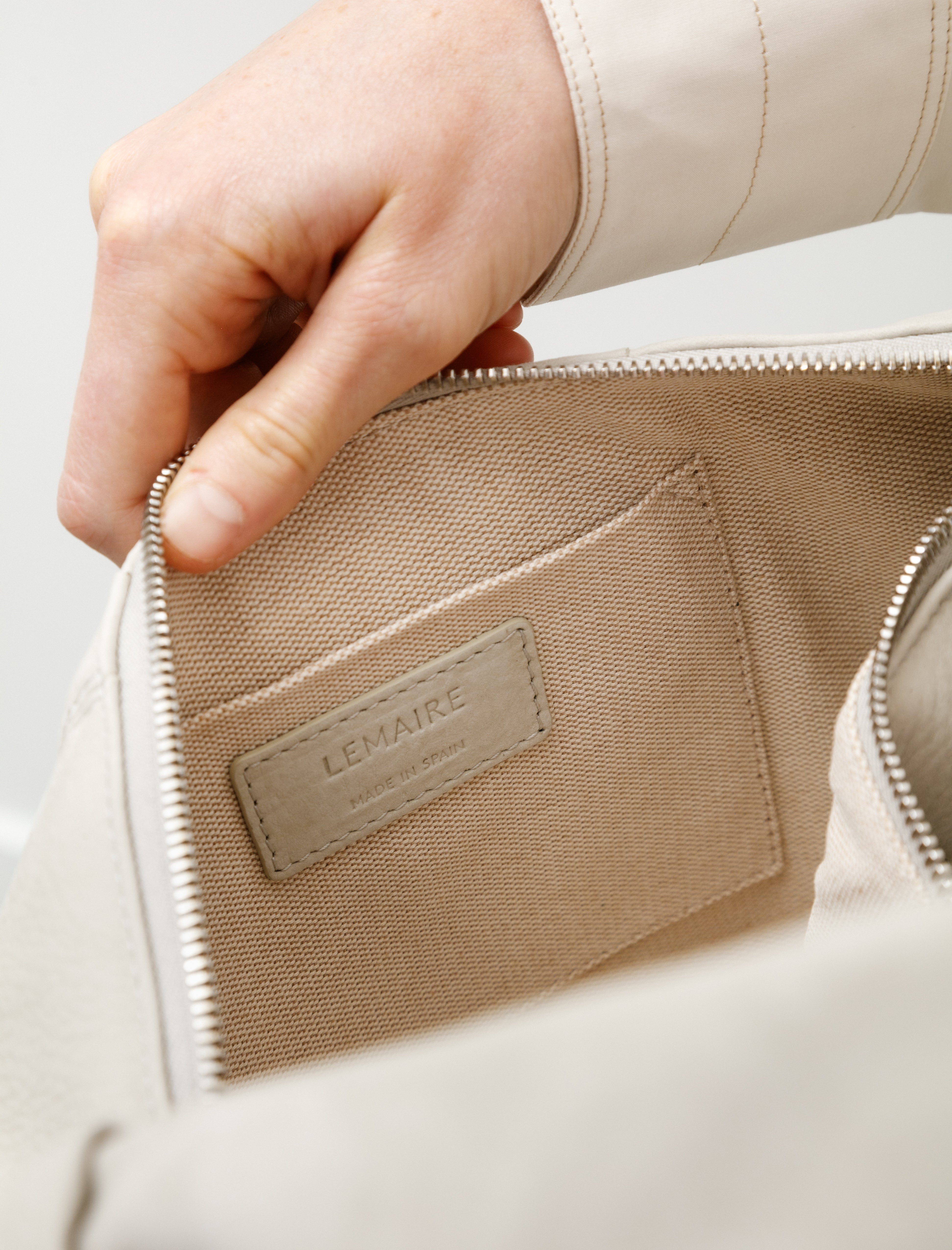 Lemaire Small Croissant Bag Soft Sage