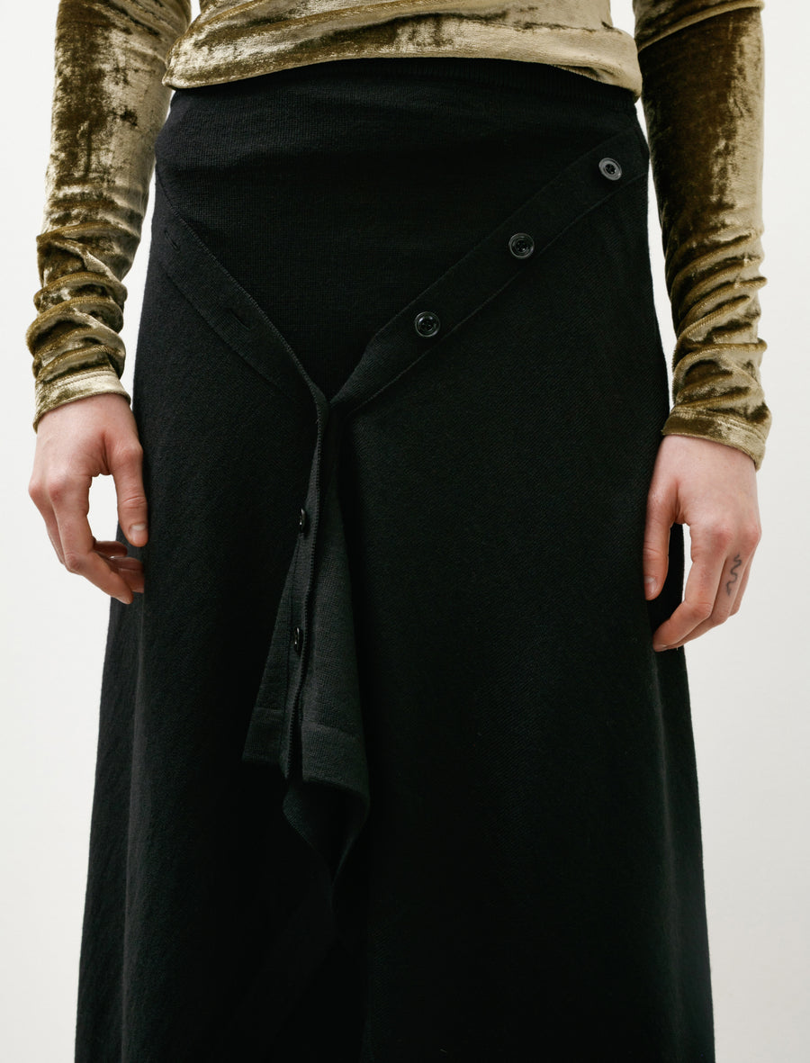 Buttoned Skirt Black - Image 7
