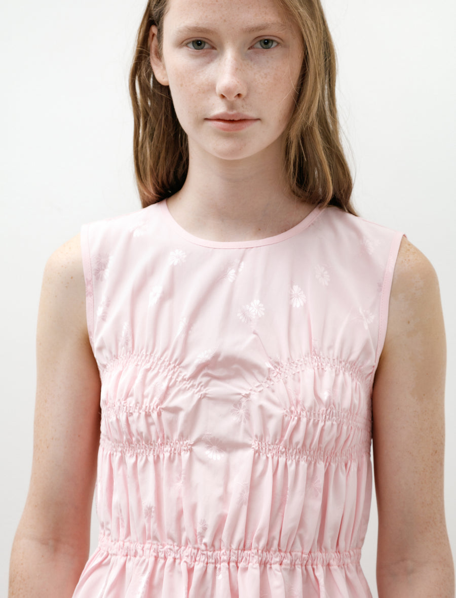 Christy Dress Ditsy Bellis Soft Pink - Image 4