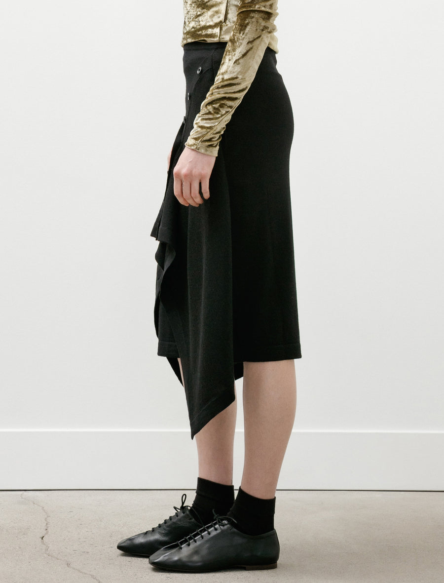 Buttoned Skirt Black - Image 5