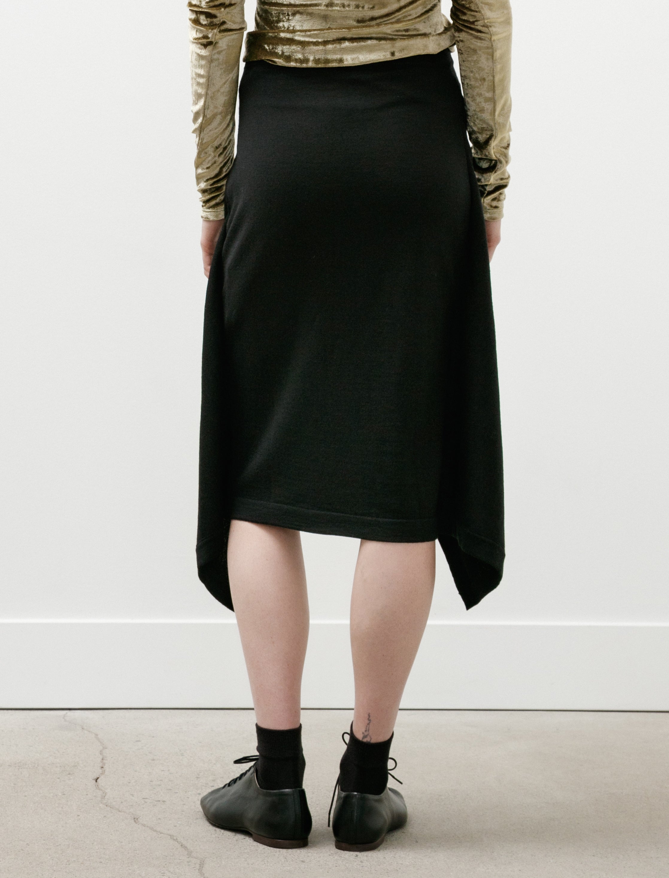 Lemaire Buttoned Skirt Black