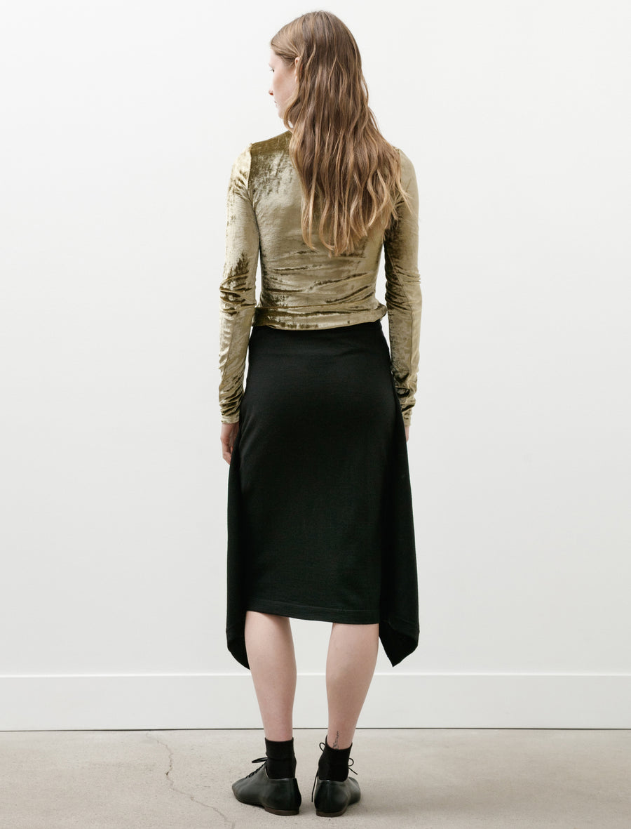Buttoned Skirt Black - Image 2